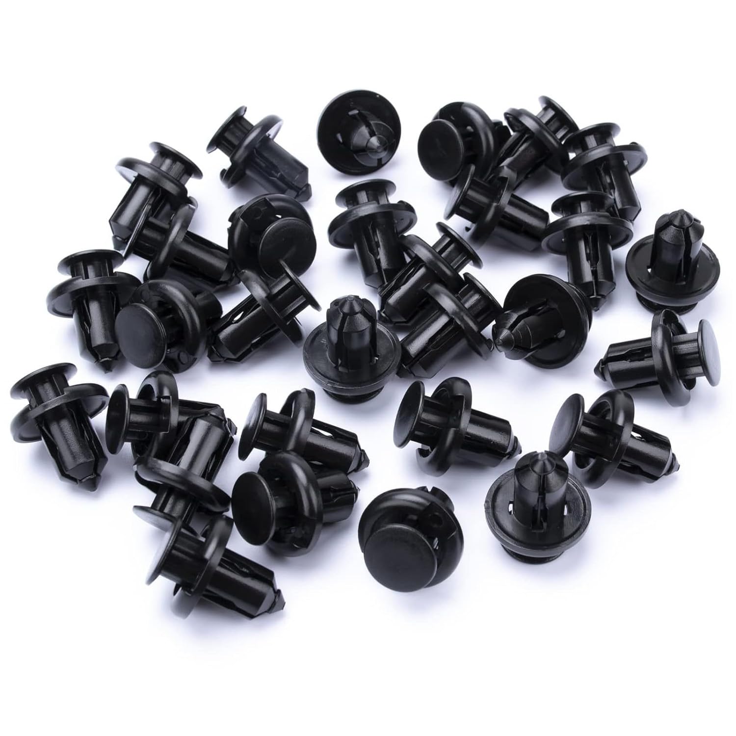 QZKJQDD 10mm Spreiznieten Kunststoff, Kotflügelnieten, Befestigungsclips Auto Clips, Auto Befestigung Clips, Stoßfänger-Verstärkungsclips, Kunststoffniete Befestigungssatz Clips für Auto (50 Stück) Pfeilschnalle-10mm-50 PCS Angebot bei HelloDeals