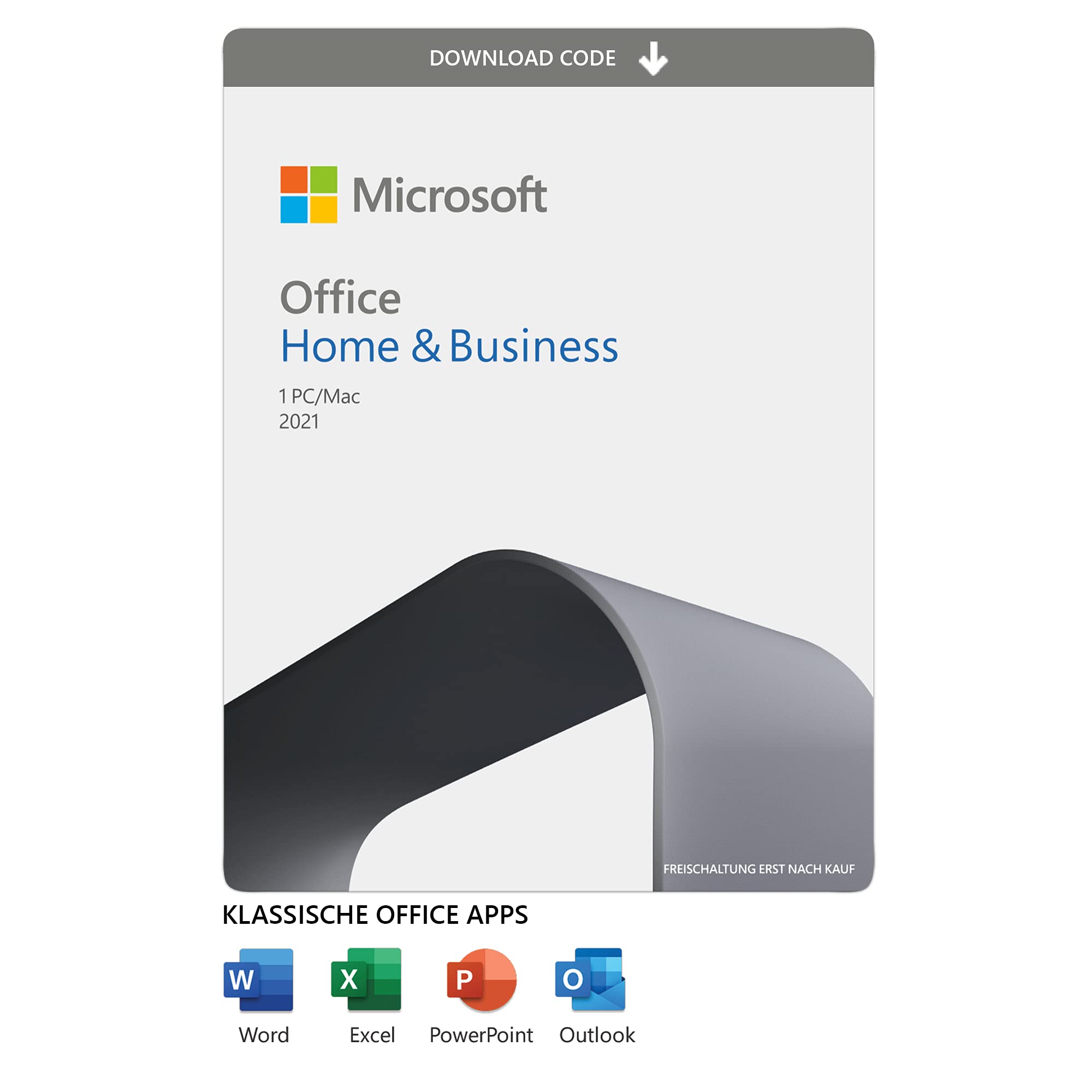 Microsoft Office 2021 Home und Business | Dauerlizenz | Word, Excel, PowerPoint, Outlook | 1 PC/Mac | Aktivierungscode per E-Mail Angebot bei HelloDeals