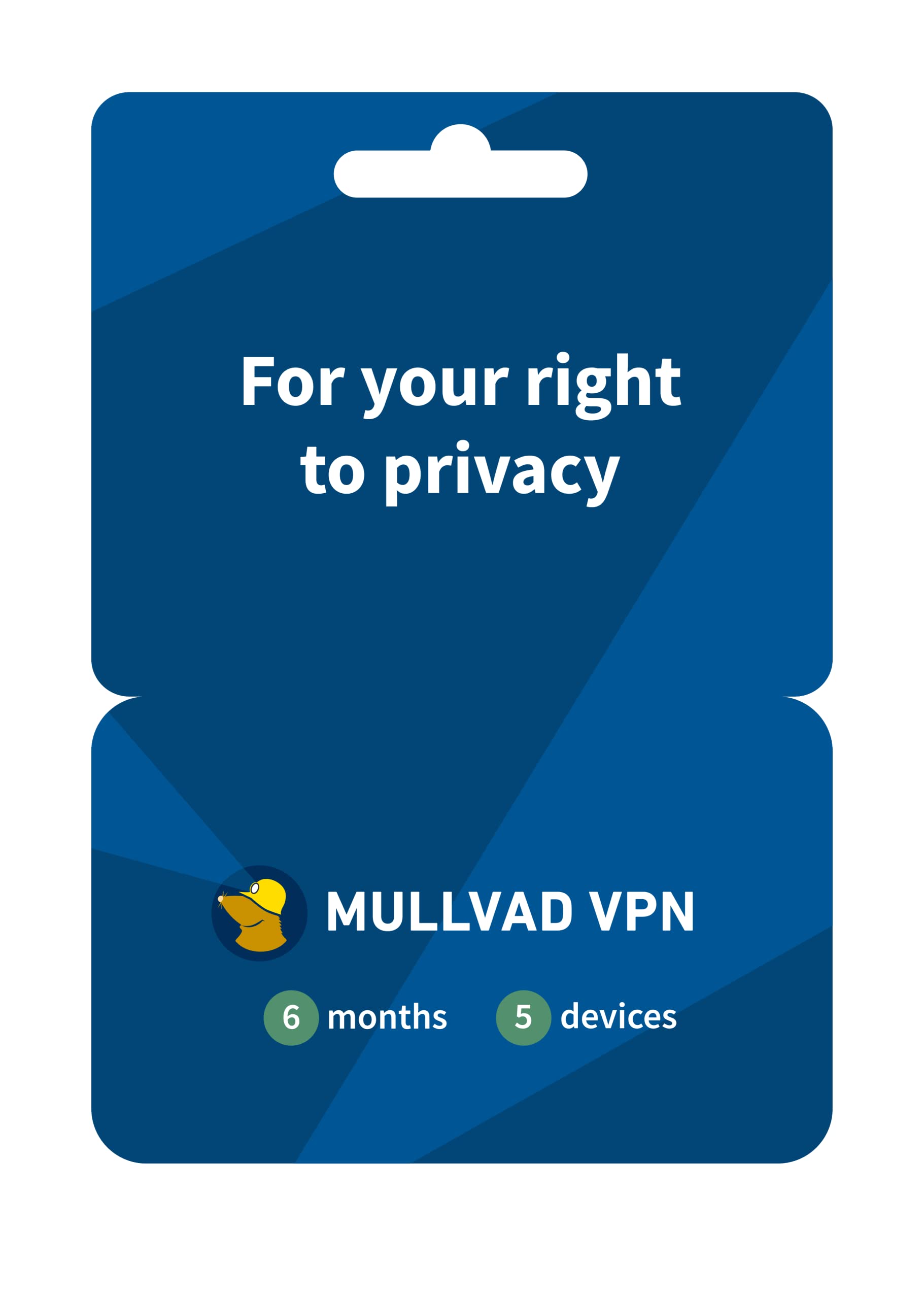 Mullvad VPN | VPN 6 Monate für 5 Geräte | Mehr Datenschutz mit einer intuitiven VPN-Software Angebot bei HelloDeals