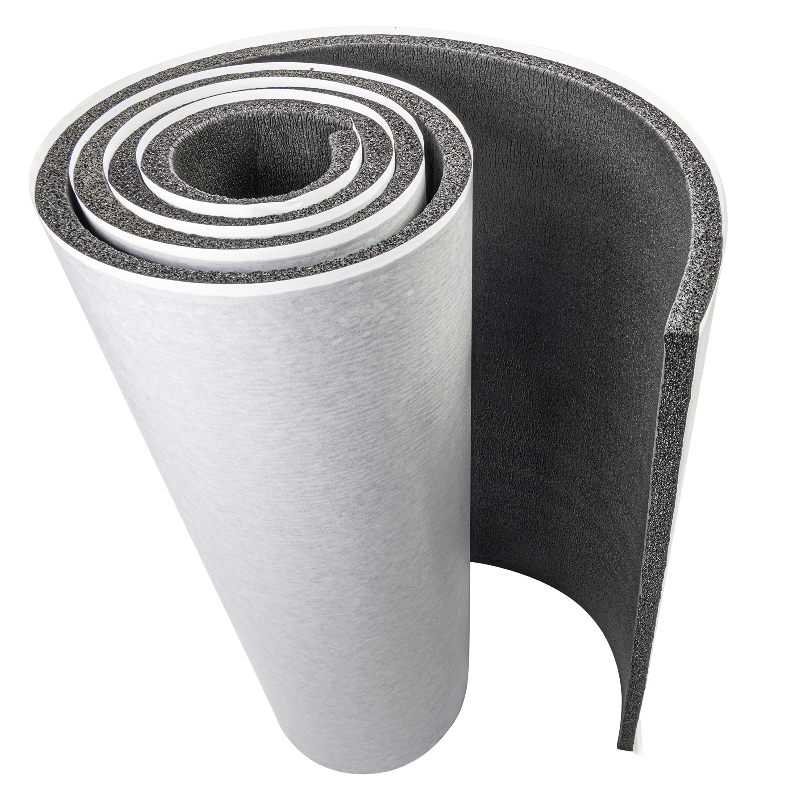 HASKYY 1QM Premium Dämmmatte Akustikmatte selbstklebend Auto Wohnwagen Schallschutzmatte Schaumstoffrolle Mattenrolle 50x200x1,3 cm Feuerfest Wasserdicht Schaumstoffplatte Moosgummi Angebot bei HelloDeals