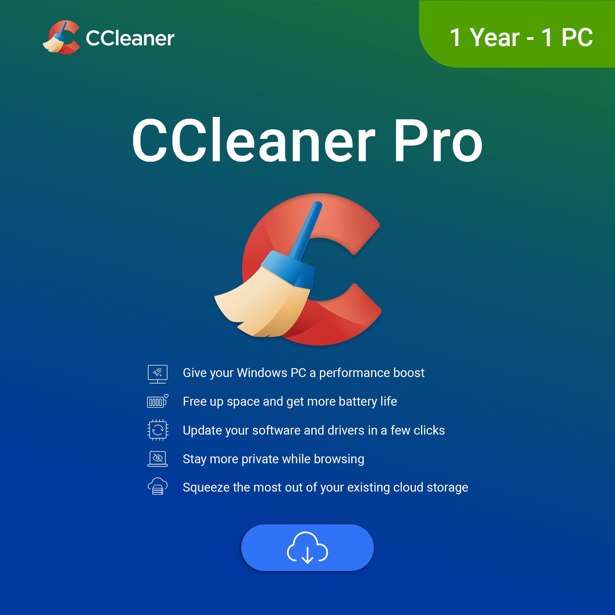 CCleaner Pro | 1 Gerät | 1-Jahres-Abonnement | Aktivierungscode per Email Pro 1 Gerät Angebot bei HelloDeals