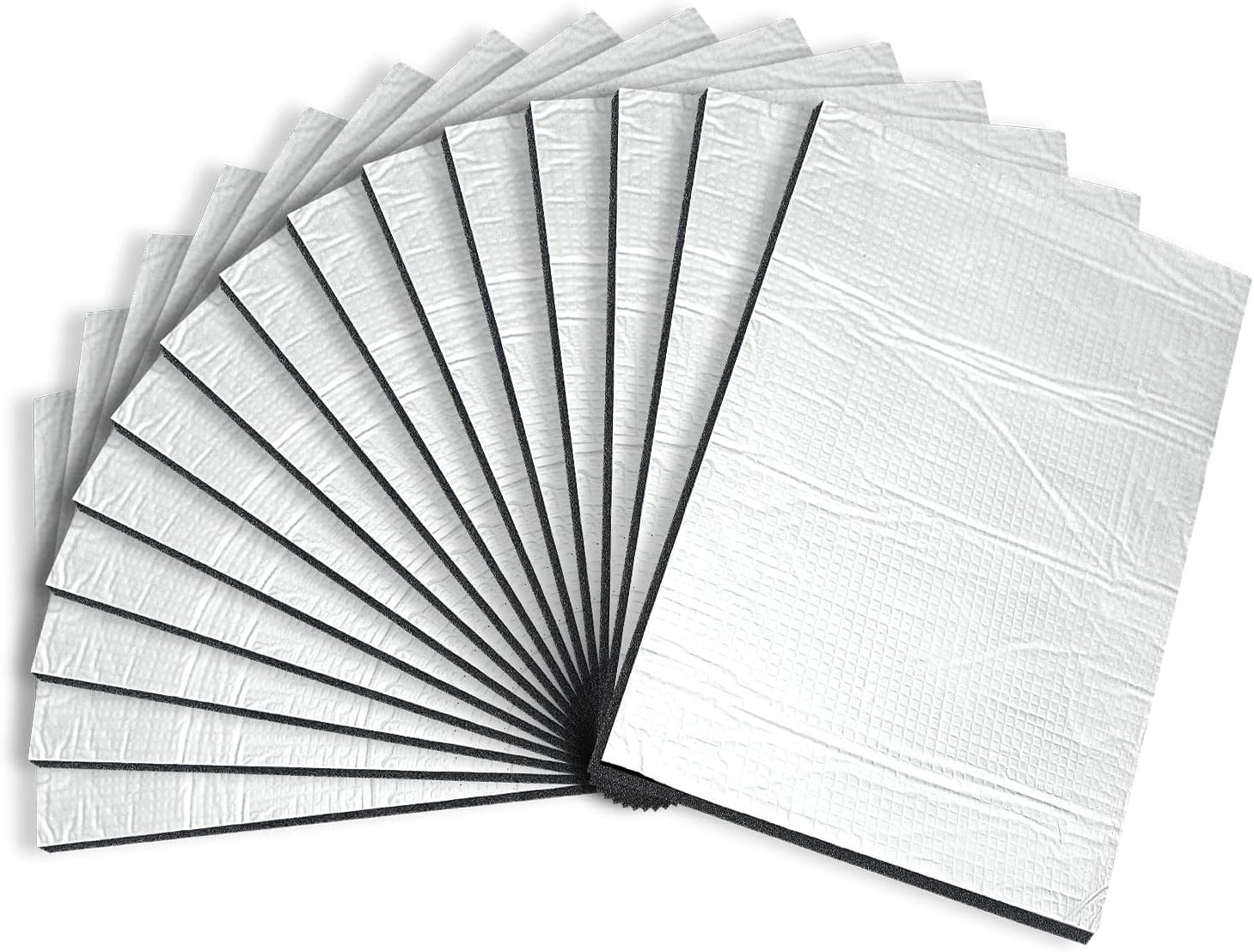 20 Stück Dämmmatte Auto, 5mm Schalldämmmatte 250 x 180 x 5mm Schallschutz Mattenrolle Isoliermatte Selbstklebend Auto Dämmung für Schalldämmung Isolierung Wasserdicht Feuerfest Angebot bei HelloDeals