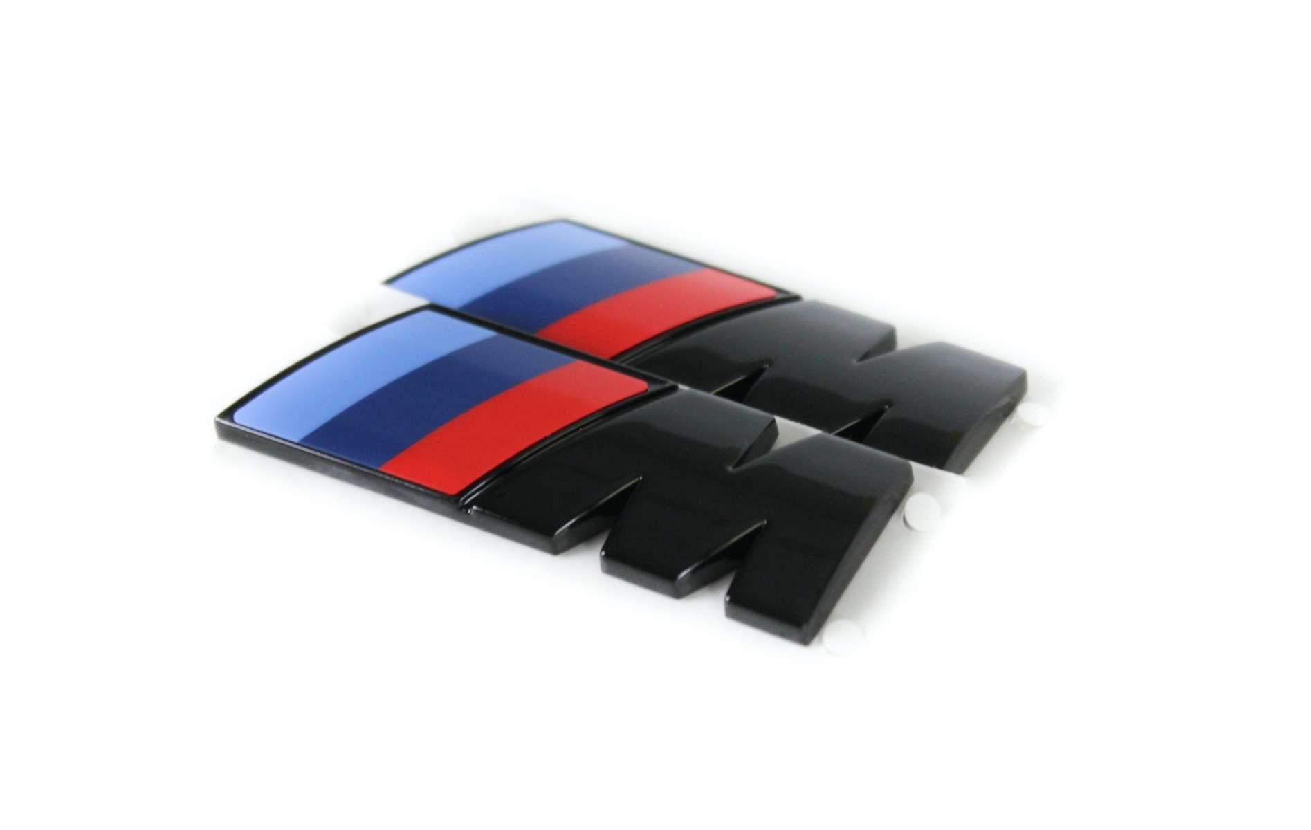 BMW Original M Logos (2 Stück) Schwarz hochglänzend für Kotflügel 5,5x2,0 cm Angebot bei HelloDeals