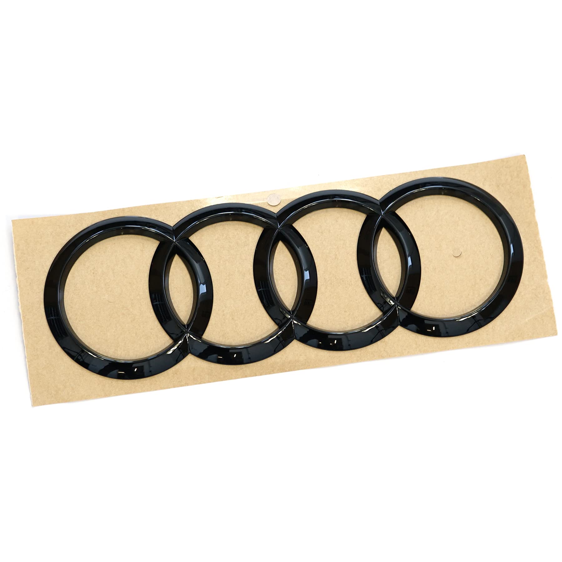 Audi 80A071802 Ringe Logo Black Edition Aufkleber Emblem Blackline, schwarz, Nicht für Sportback Angebot bei HelloDeals