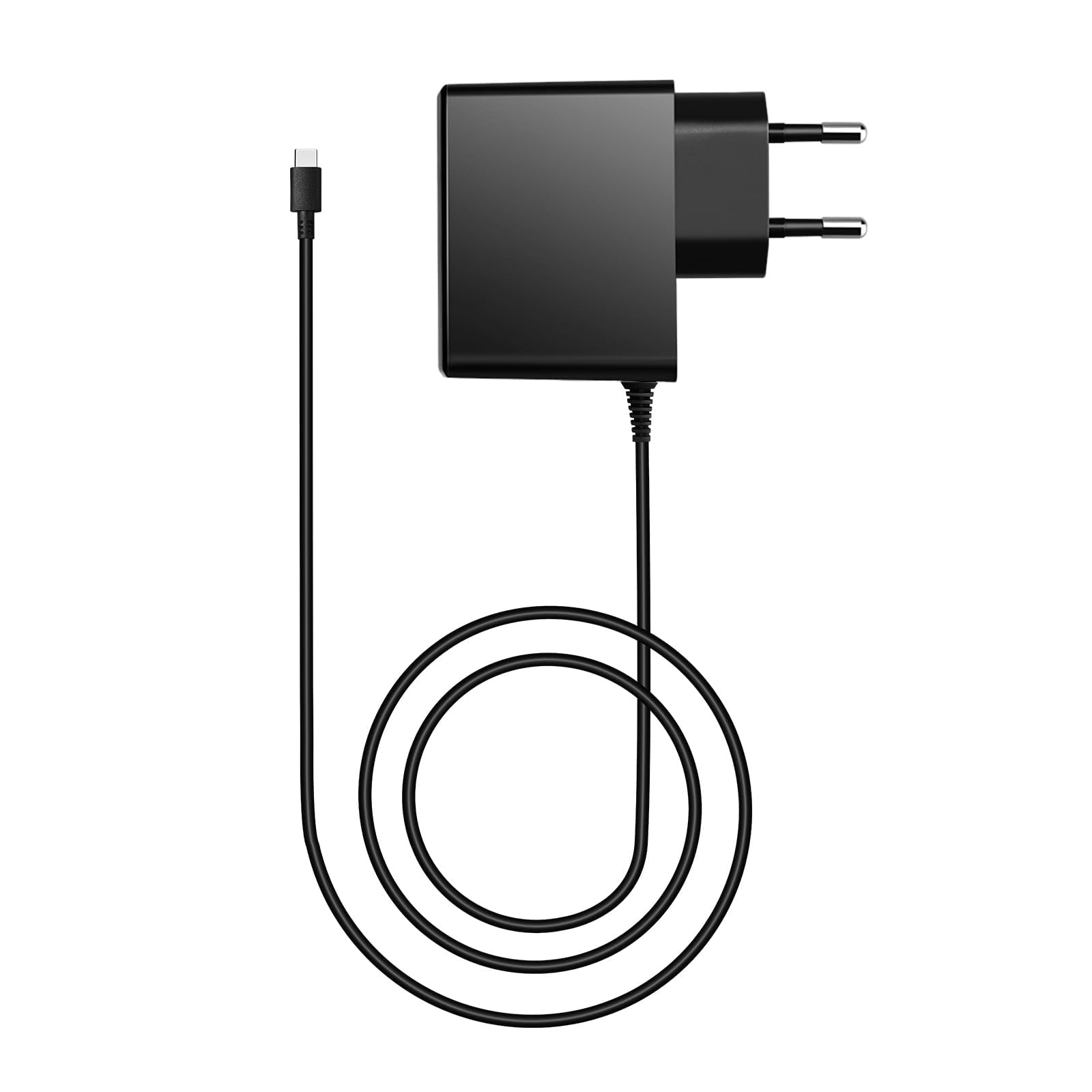 45W GaN Switch Netzteil mit 1.8M Ladekabel Kompatibel mit Nintendo Switch/Lite/OLED/Deck Dock/Switch Pro Controller Unterstützt TV Modus 45W-1.8M Angebot bei HelloDeals