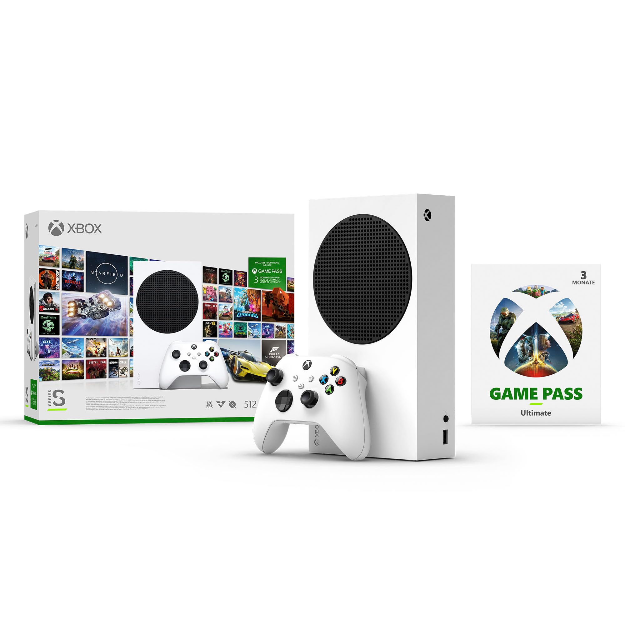 Xbox Series S Pack Game Pass Ultimate 3 mois Series S + 3 Monate Game Pass Angebot bei HelloDeals