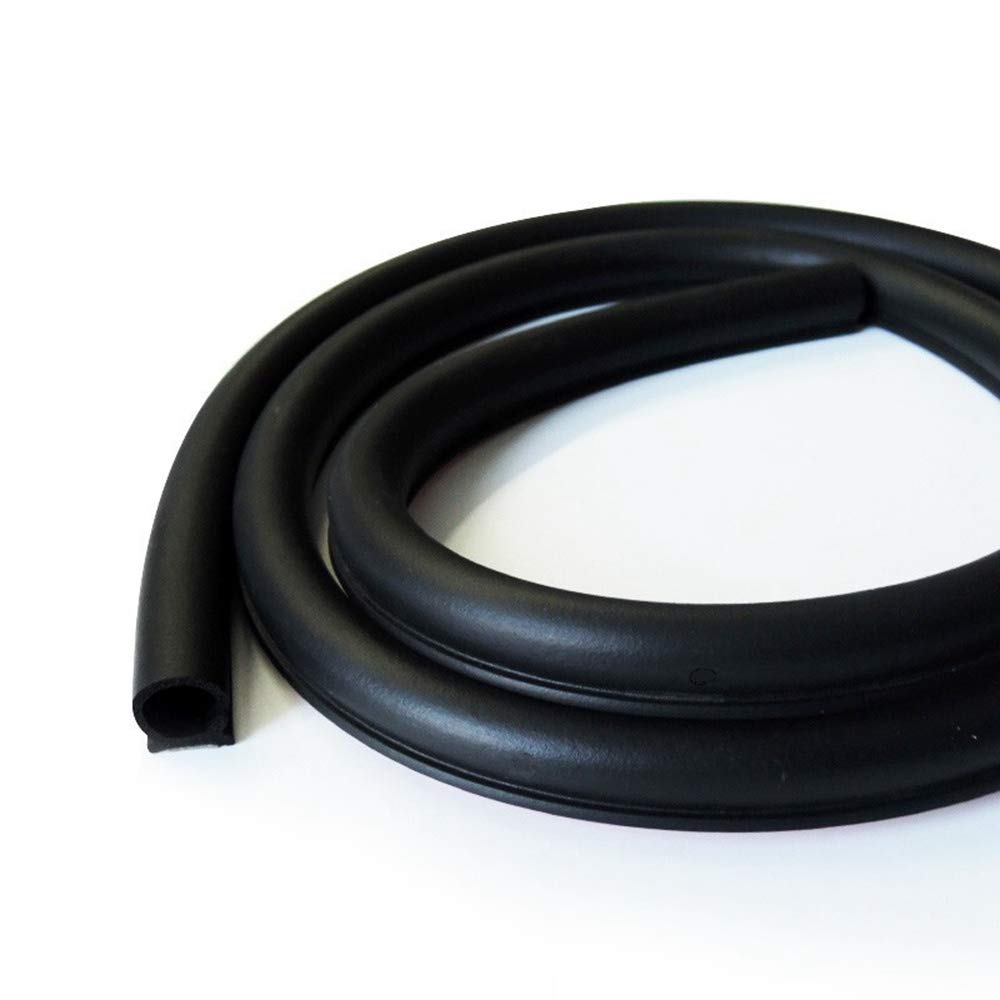 Tuokay, 10 Meter EPDM Gummi Auto Türdichtung, 12mm*14mm Groß-D-förmig Dichtungsstreifen, Schalldämmung kfz Innenraum, Schalldämmmatten kfz für Motorhaube, Motorraum, Autotüren, Kofferraumtür Groß D Angebot bei HelloDeals