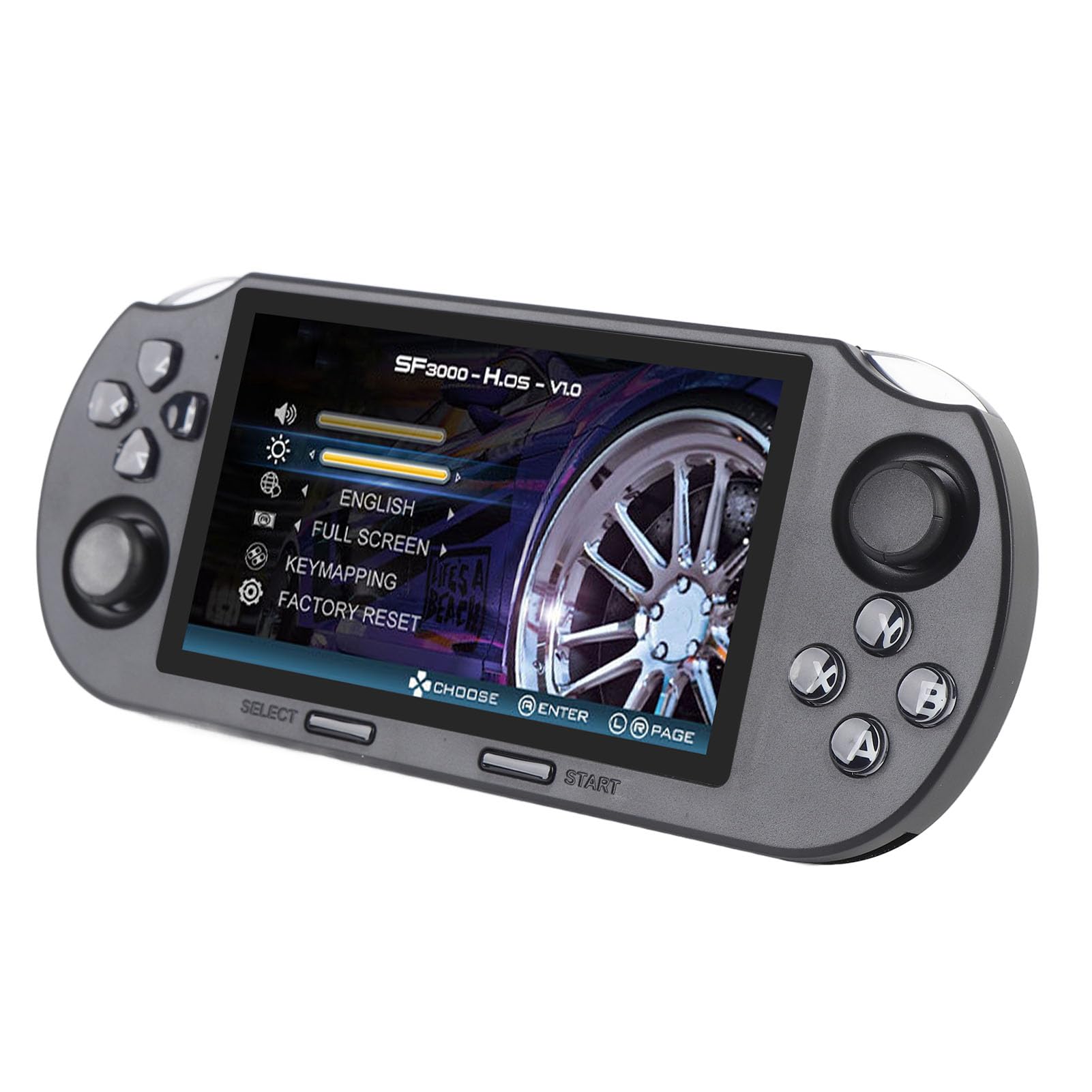 Tragbare Handheld -Spielekonsole mit 4,5 "IPS -Bildschirm, 14 Emulatoren, Dual Rocker und 2 Player -Modus, die in 64 GB und 1 TB Erweiterbar Sind, für MD -PCE -NGPC -Spiele, Angebot bei HelloDeals