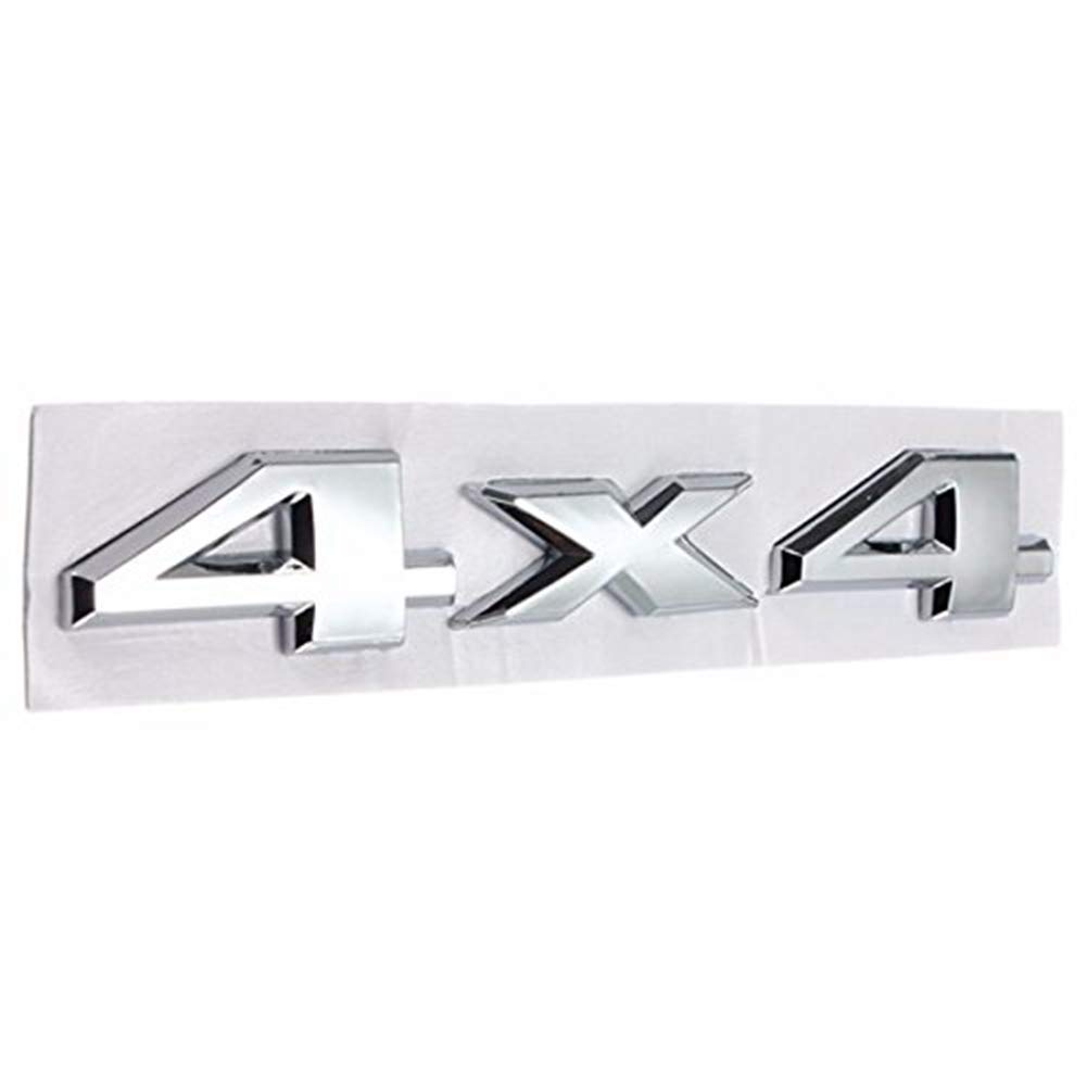 Alamor Auto 3D Neue 4 X 4 Aufkleber Chrom Logos Aufkleber Emblem kompatibel mit kompatibel mit kompatibel mit Jeep Dodge Abs Angebot bei HelloDeals