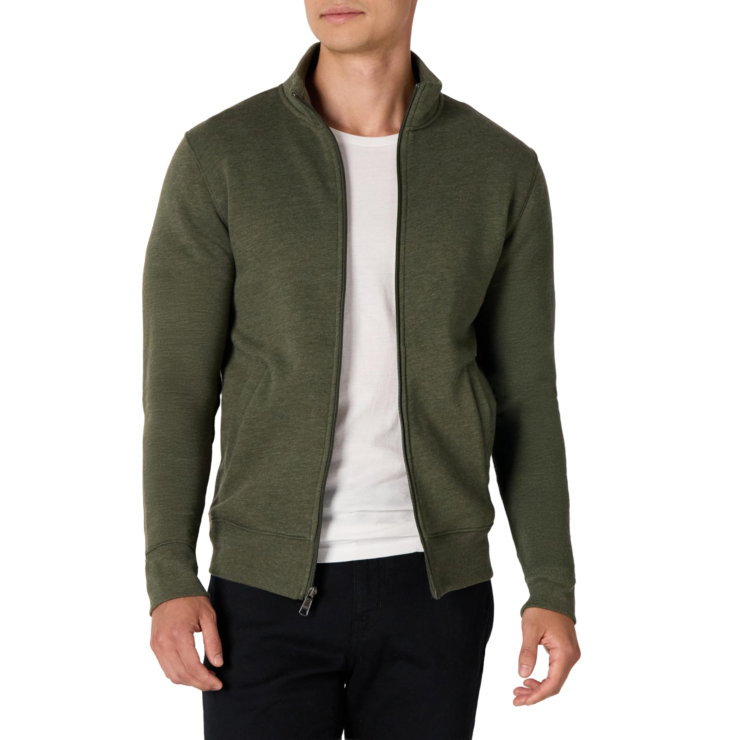 Amazon Essentials Herren Fleece-Jacke mit durchgehendem Reißverschluss XL Olivenheide Angebot bei HelloDeals