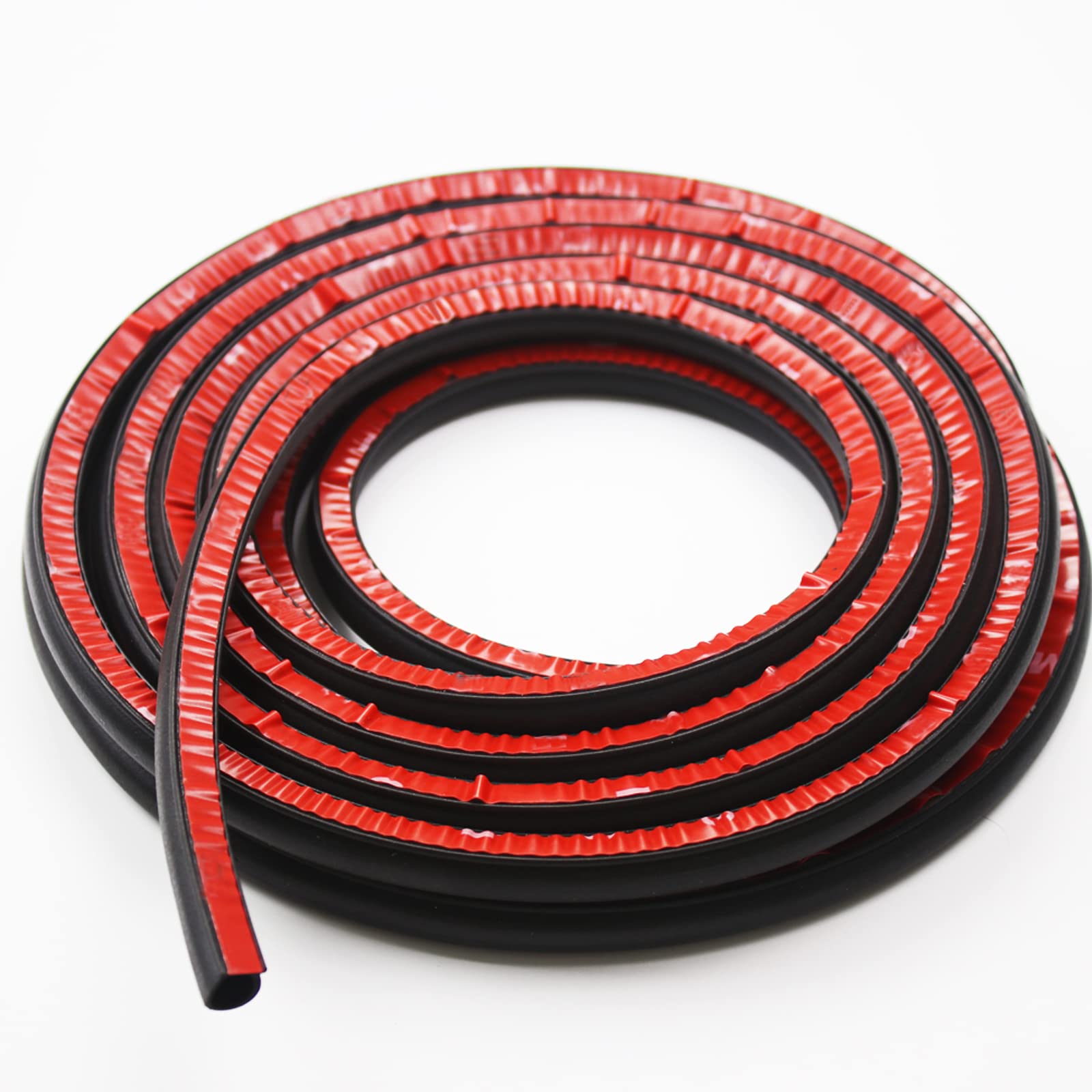 1x 5M Auto Tür Gummidichtung Gummiprofil D-förmig Türdichtung Autotür Kantenschutz (10x10mm) Schwarz Angebot bei HelloDeals