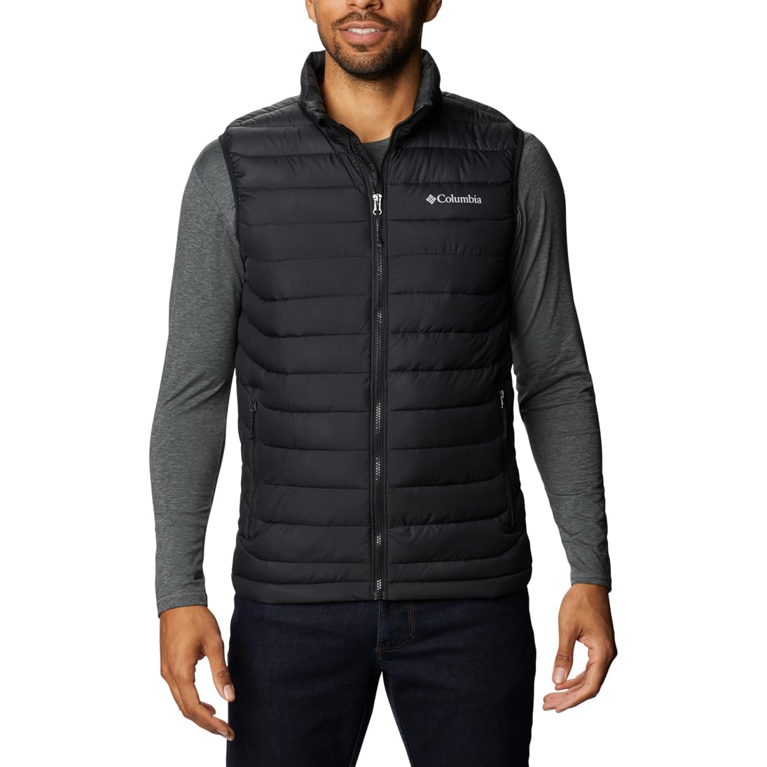 Columbia Herren Powder Lite Vest Daunenjacke ohne Ärmel (1er Pack) M Schwarz Angebot bei HelloDeals