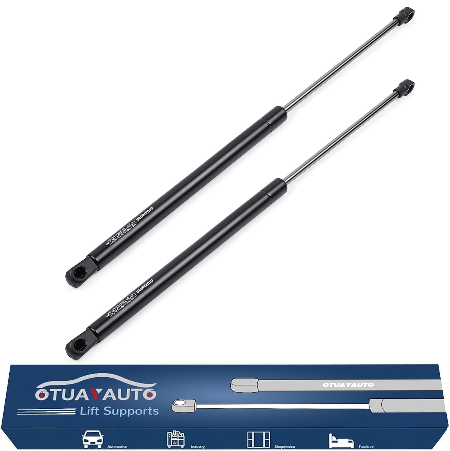 Gasfeder Heckklappe Kompatibel mit Polo 9N, OTUAYAUTO 2 Stück Heckklappendämpfer und Kugelzapfen 6Q6827550, 6Q6827550C, 6Q6827550A Angebot bei HelloDeals