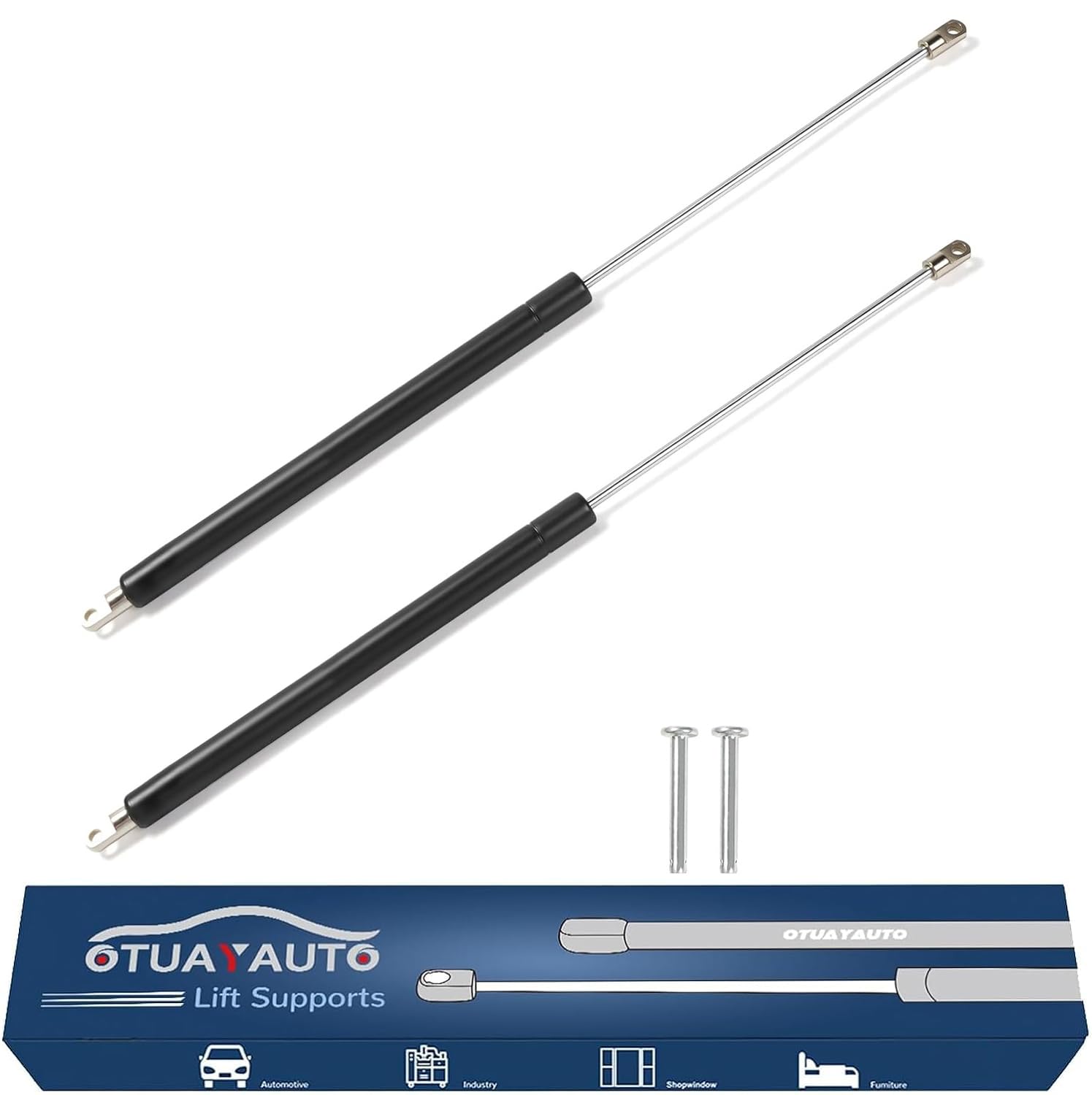 OTUAYAUTO Gasdruckdämpfer 40N, 2 Stück Gasdruckfeder mit Kompressionsfeder Beschläge für Wohnmobile Seitz Dometic Heki 2 E015 Angebot bei HelloDeals