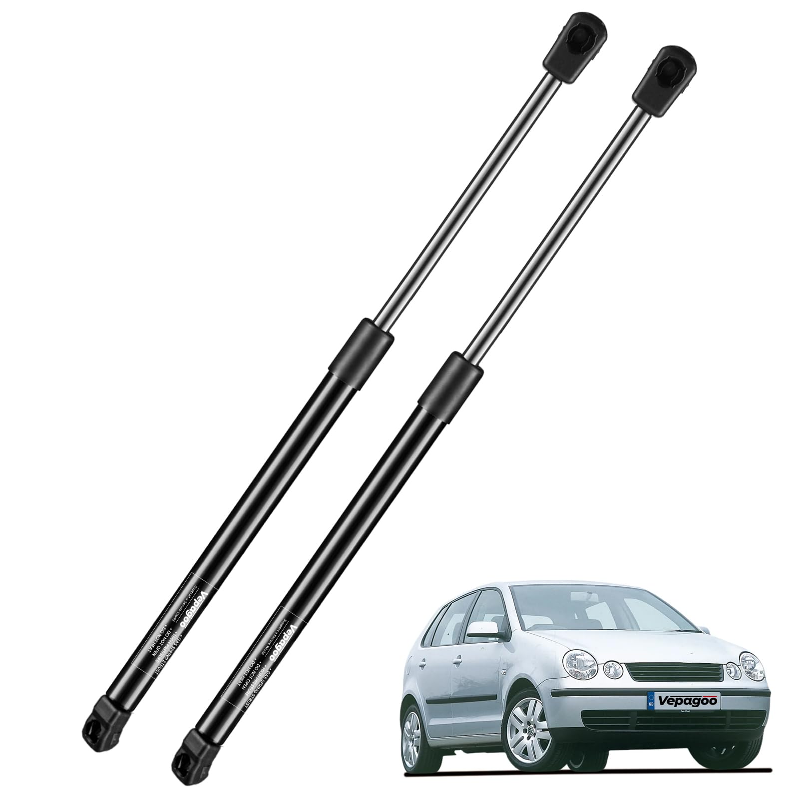 Vepagoo Heckklappendämpfer Gasdruckfedern für Polo 9N 2001-2009 kofferraum dämpfer OEM-Teilenummer: #6Q6827550, Original- Kofferraum– 2 Stück für VW Polo 9N 2001-2009 Angebot bei HelloDeals