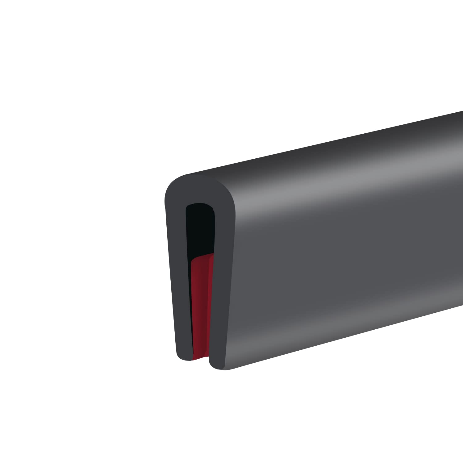 Gummikantenschutz, Autotürkantenschutz, Größe 1,5 mm, Passform 0-2 mm, Flexibler selbstklebender U-Profil-Kantenschutz, Kantenschutz für scharfe Blechkanten, Schwarz, Länge 6 m 1,5 mm (passend für 0–2 mm), 6 m Angebot bei HelloDeals