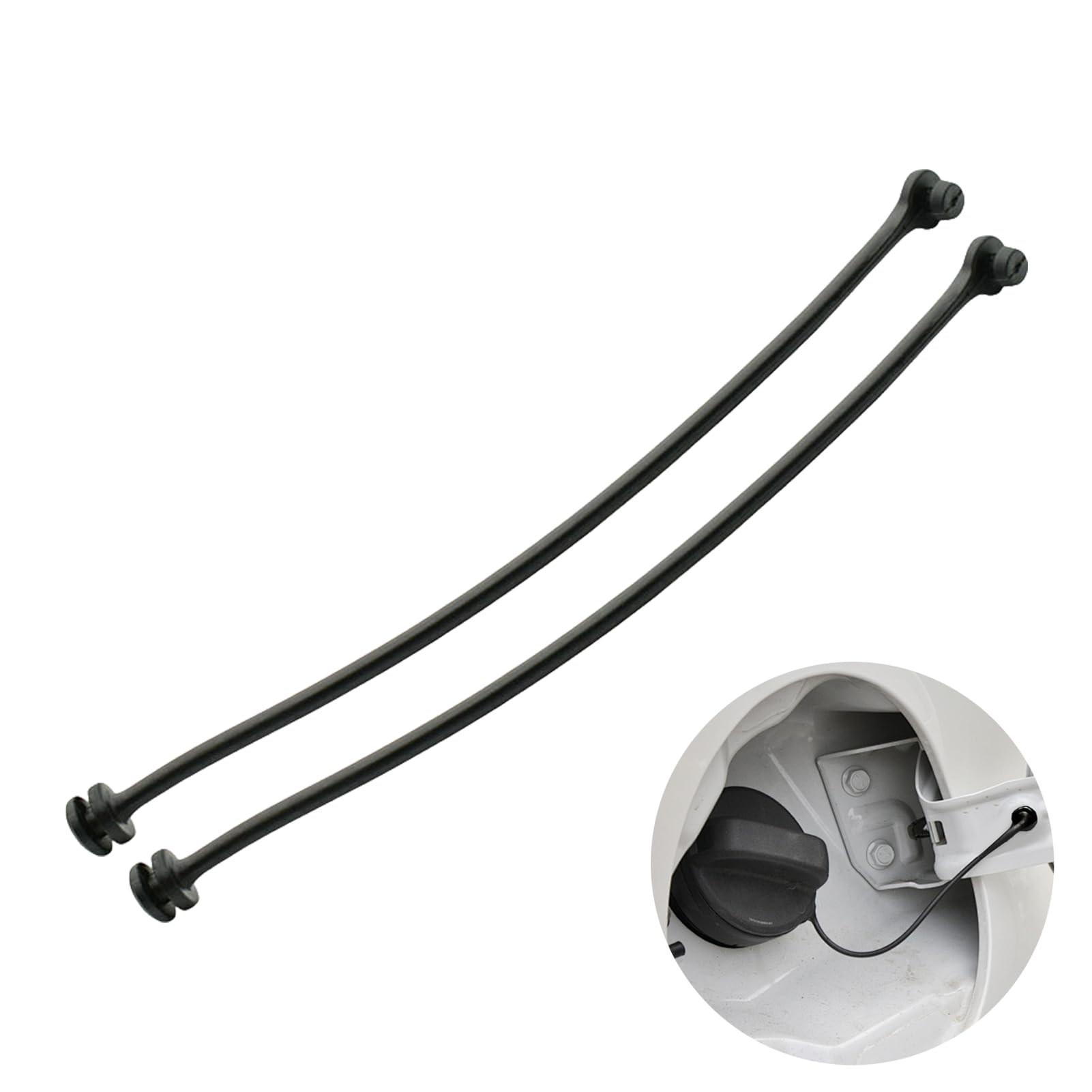 2 Stück Kraftstofftank Tankverschluss, Tankdeckeldraht, Tankdeckel Kabel Halteband für BMW E81 E87 E88 E89 E71 E46 E90 E91 16117193372 Tankdeckelleitung Gummiband, Auto Ersatzzubehör Angebot bei HelloDeals