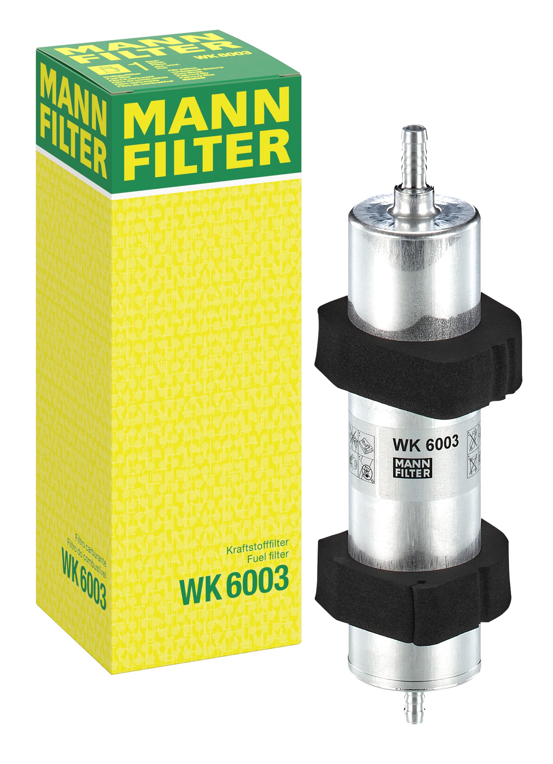 MANN-FILTER WK 6003 Kraftstofffilter - für Pkw + Transporter Inlinefilter Angebot bei HelloDeals