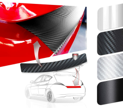 PR-Folia Ladekantenschutz Folie für VW Passat Variant Typ B6 / 3C ab Bj. 2005-2010 - Schutzfolie Stoßstangenschutz Autofolie CARBON 54) für VW Passat Variant Typ B6 / 3C ab Bj. 20… Carbon schwarz Angebot bei HelloDeals