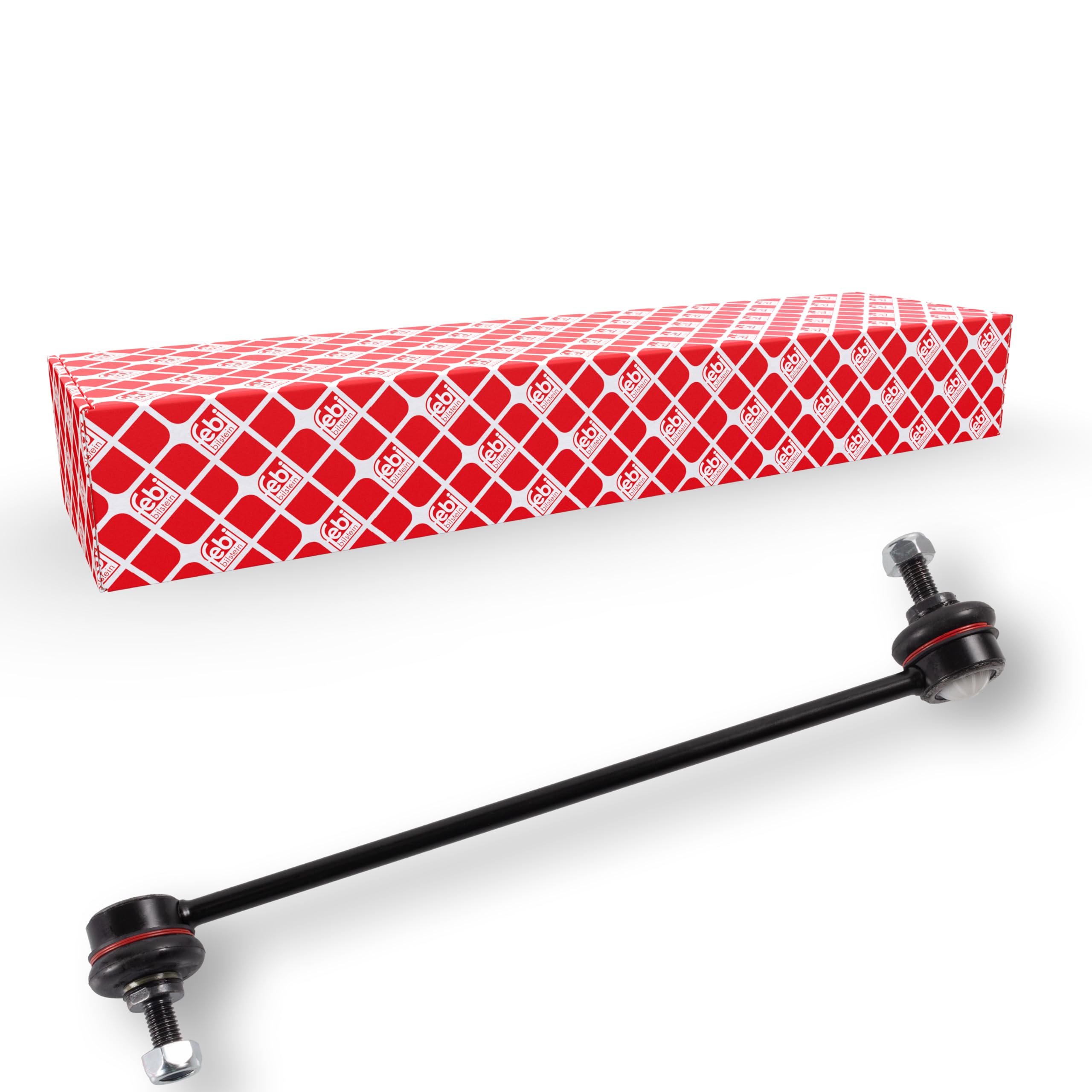 febi bilstein 27414 Verbindungsstange mit Sicherungsmuttern , 1 Stück, silber Angebot bei HelloDeals