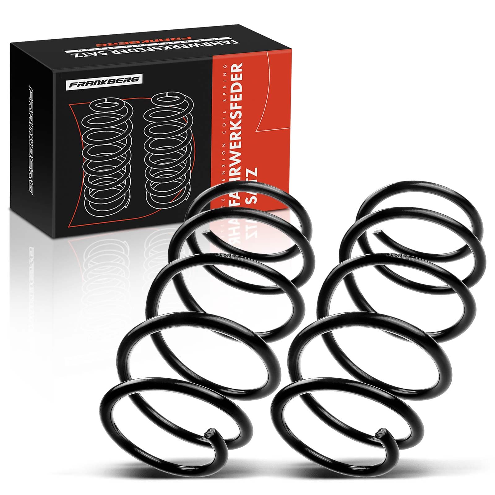 Frankberg 2x Federn Fahrwerksfeder Vorderachse Kompatibel mit Corsa D S07 Kasten Schrägheck 1.0L-1.4L 2006-2014 Replace# 93188964 Angebot bei HelloDeals