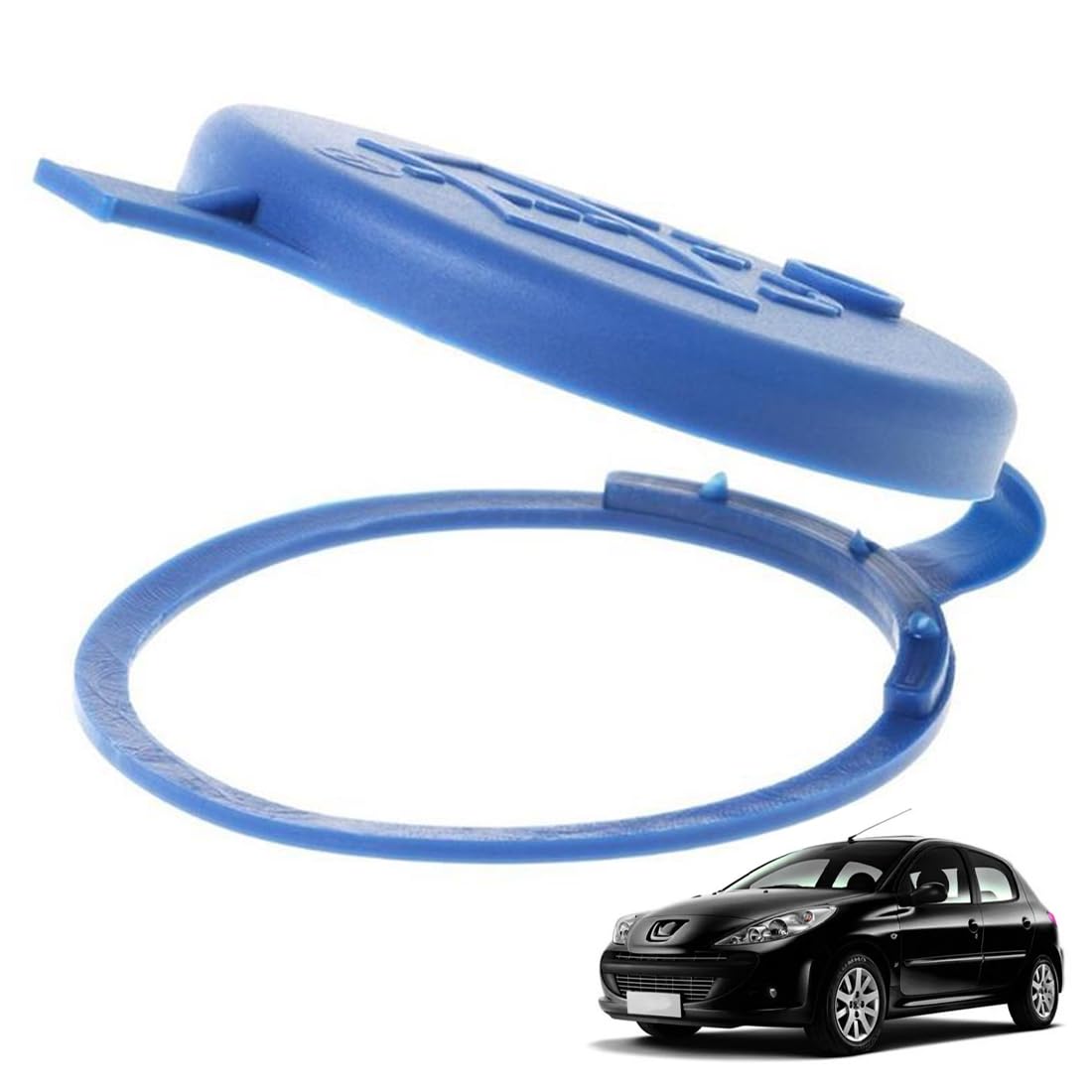 WeddHuis Waschflüssigkeitsbehälter Tankdeckel Scheibenwaschbehälter Reservoirkappe Verschlussdeckel Wischwasserbehälter Deckel für Scheibenwaschbehälter für Peugeot 106 206 207 406 5008 Citroen C2 C3 Angebot bei HelloDeals