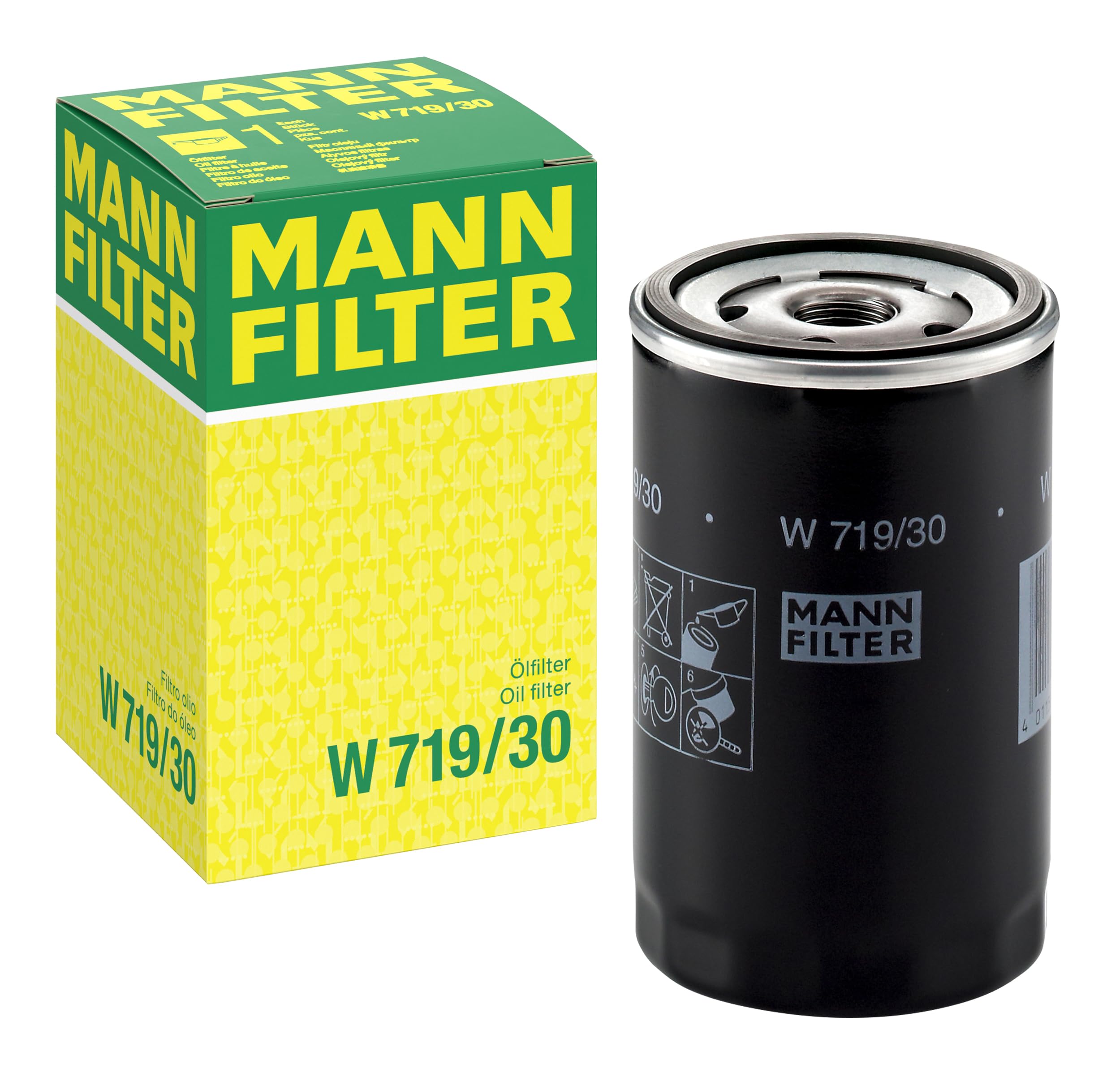 MANN-FILTER W 719/30 Ölfilter - für Pkw + Transporter Angebot bei HelloDeals