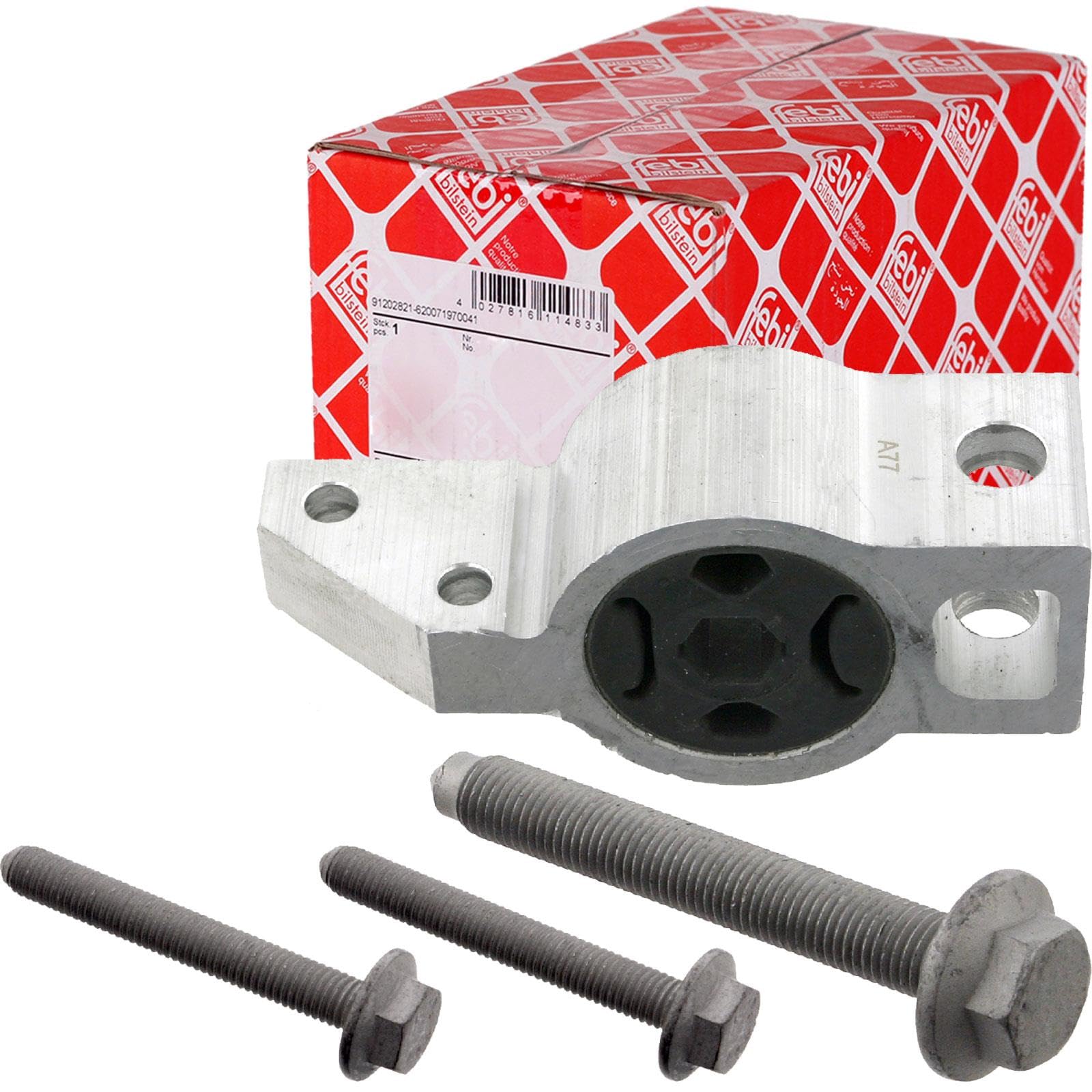 febi bilstein 32541 Querlenkerlagersatz mit Befestigungsschrauben, 1 Stück Vorderachse rechts Single Angebot bei HelloDeals