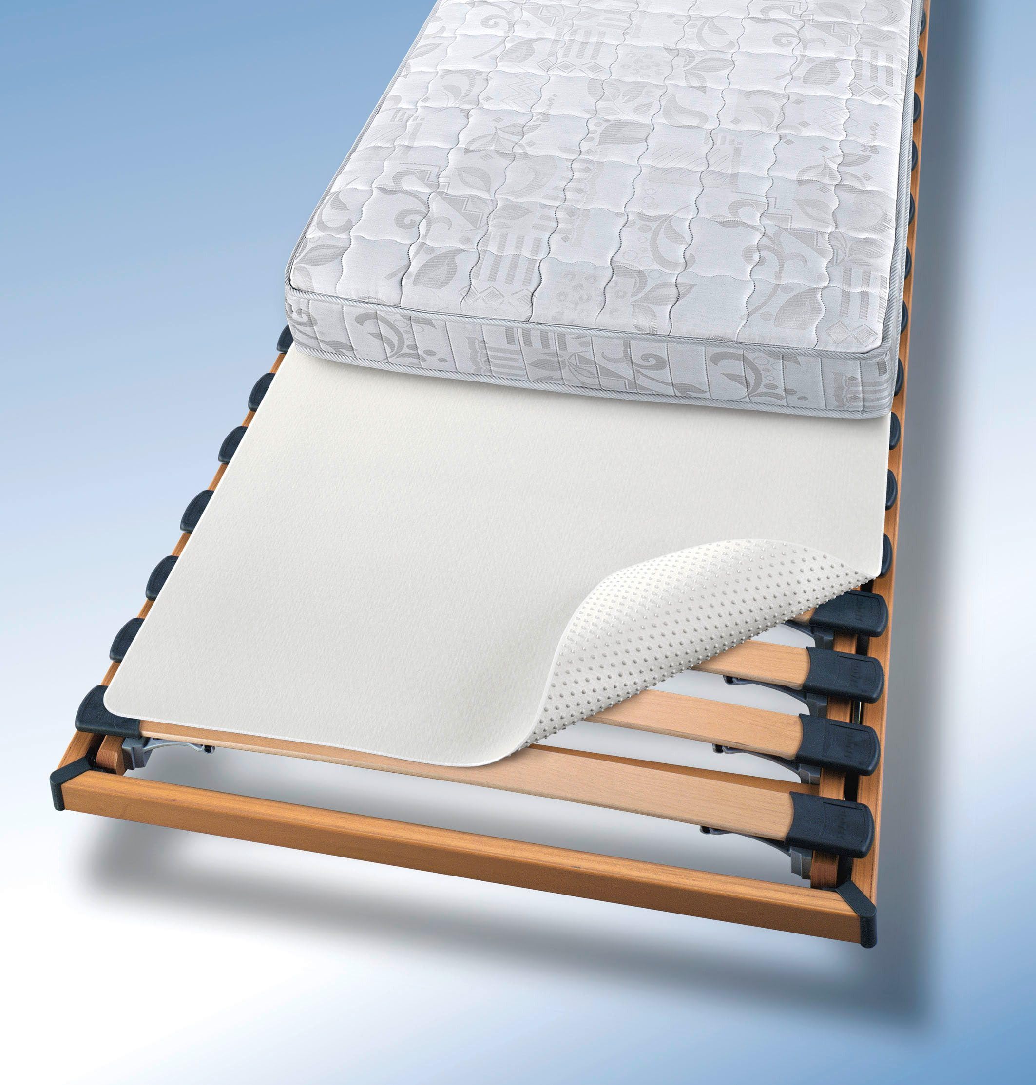 Matratzenschoner Matratzenunterlage Lattenrostauflage Noppen Unterlage 90x200 cm Angebot bei HelloDeals