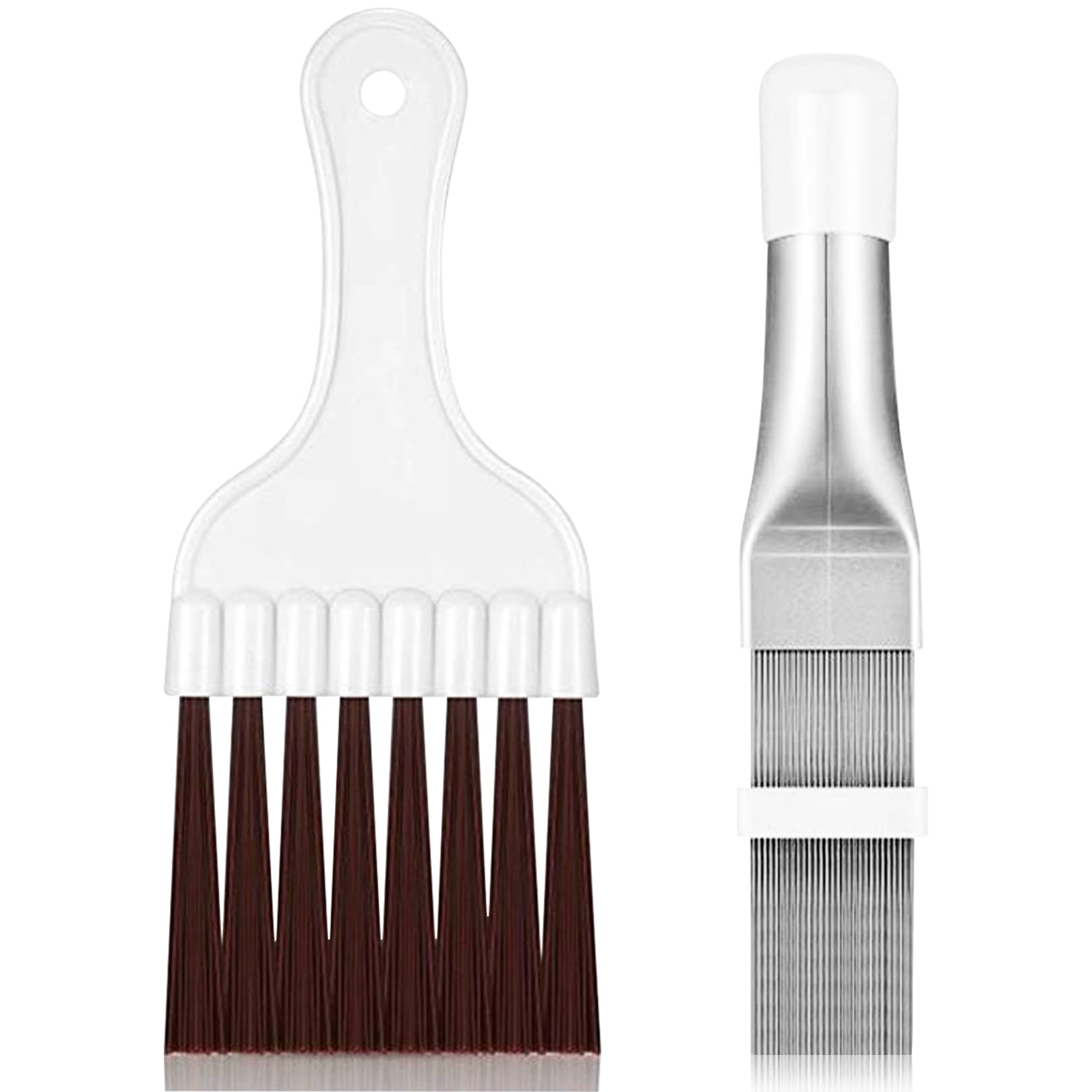 2 Stück Lamellenkamm,Kondensator Kamm Trockner,Klimaanlage Kondensator Lamellenkamm,Für Reinigung Trockner Bürst, Flosse Reinigungsbürste,Klimaanlagen Kühler Edelstahl Reiniger Fin Angebot bei HelloDeals