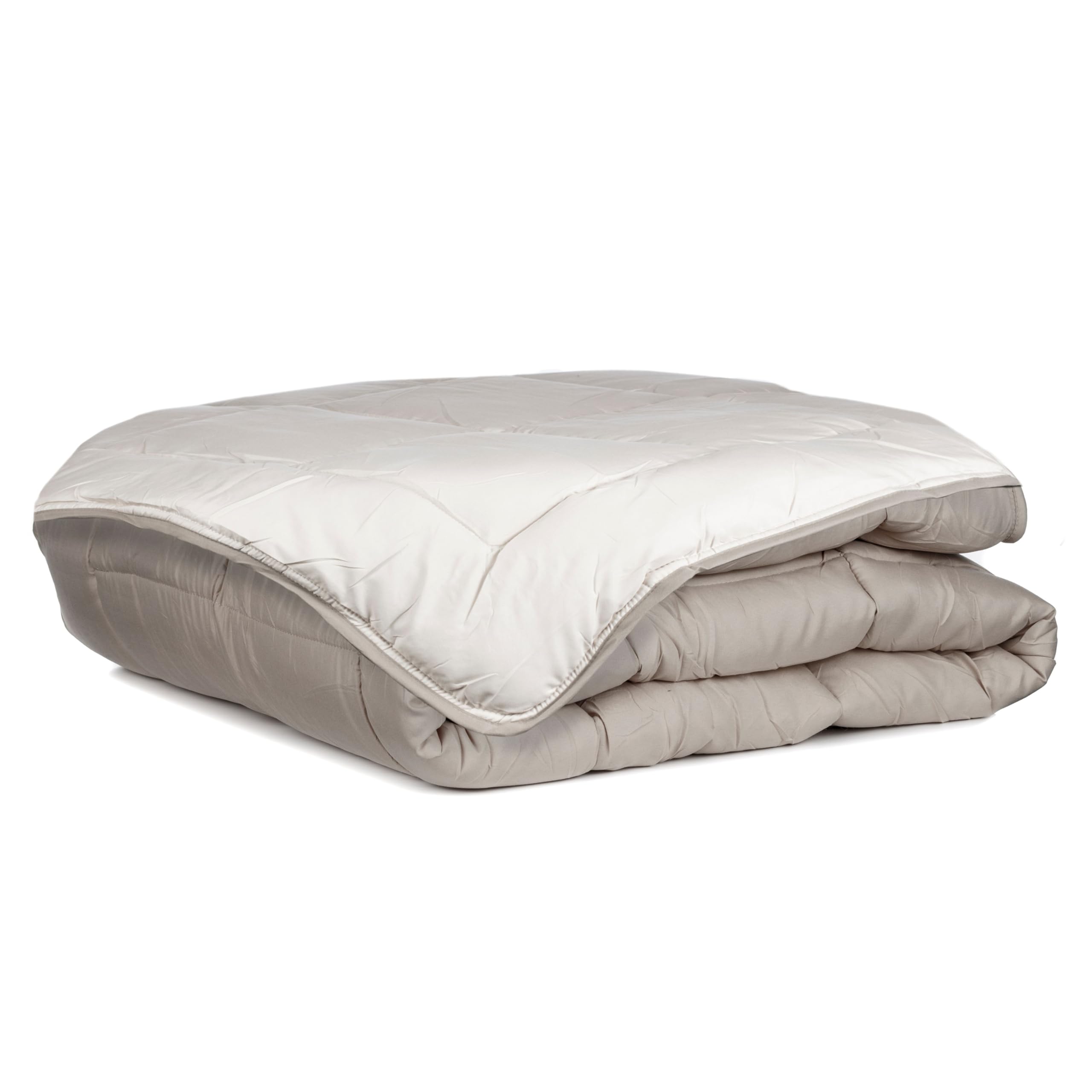 Zelesta Bettdecke Waschbare Ganzjahresdecke Mikrofaser Steppdecke Antiallergisch Schlafdecke Easybed - Taupe & Leinen (135x200cm) 135x200cm Taupe Leinen Angebot bei HelloDeals