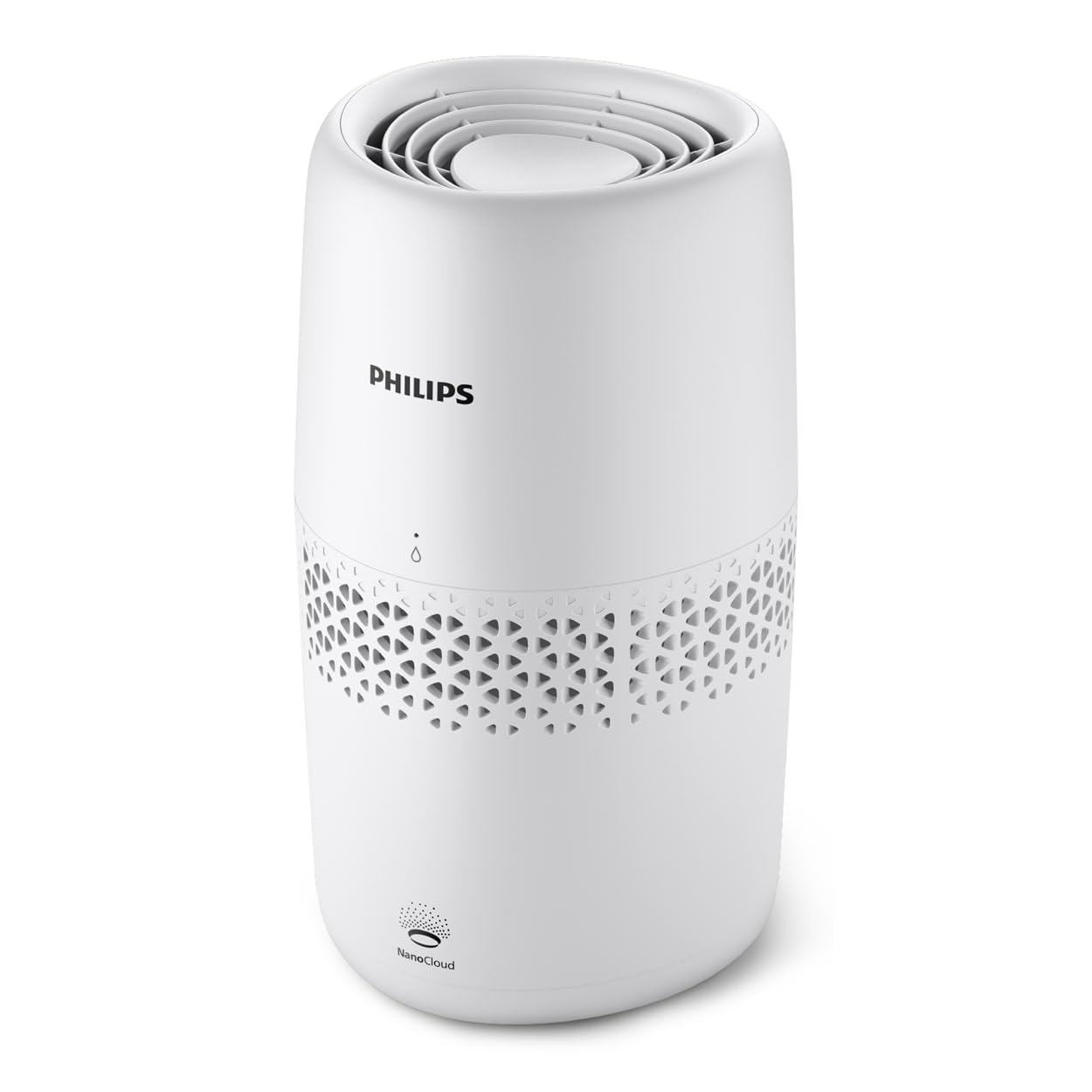 Philips Domestic Appliances Luftbefeuchtung 2000er Serie - NanoCloud-Technologie, Befeuchtet Räume bis zu 31m2, 2L Wassertank, 99% weniger Bakterien, Weiß, (HU2510/10) Angebot bei HelloDeals
