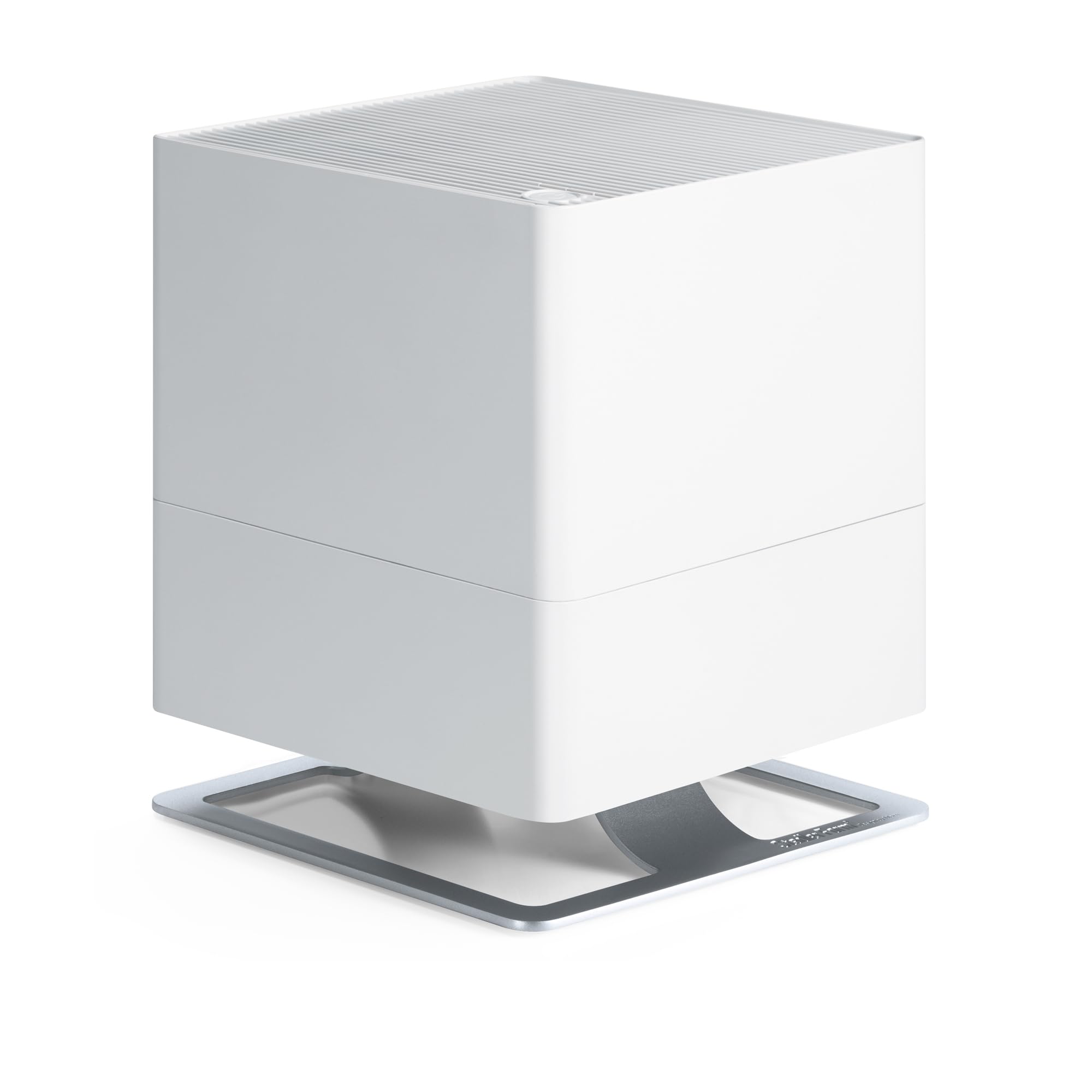 Stadler Form Luftbefeuchter Oskar, energiesparender Raumbefeuchter für Räume bis 50 m² / 125 m³, Verdunster mit Abschalt-Automatik, dimmbare LEDs, sehr leise, weiss Weiß Single Angebot bei HelloDeals