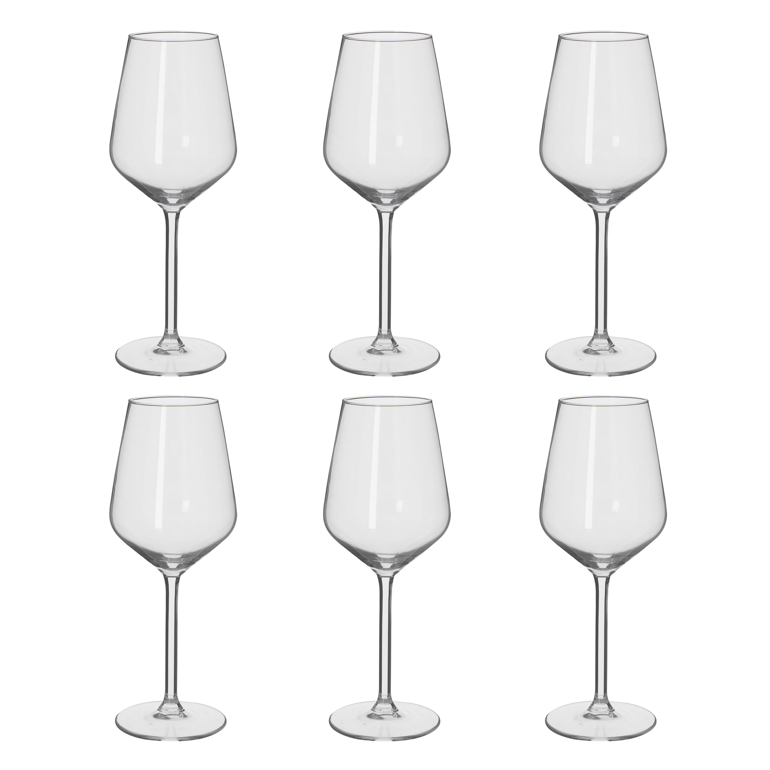 alpina Weingläser Weißwein - Weingläser Set 6 Teilig - Weinglas 37cl - Spülmaschinenfeste Weißweingläser - Wein Geschenk für Weisswein - Glas, Durchsichtig 6X WHITE Angebot bei HelloDeals