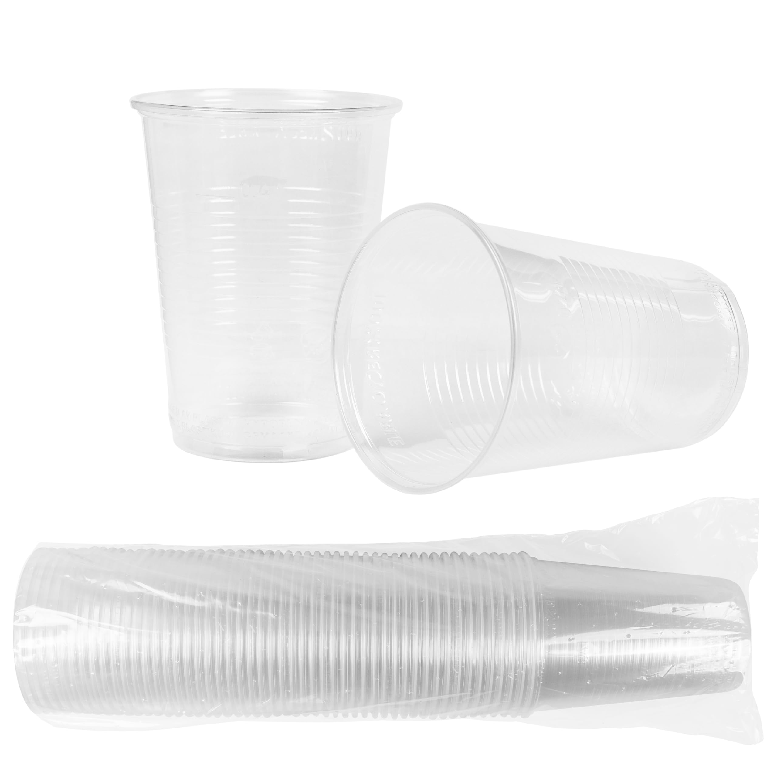 HEKU 50 transparente Einweg-Trinkbecher 0,4l | Aus Polypropylen | Ideal für Partys und Veranstaltungen 50 Stück (1er Pack) 0,4l Angebot bei HelloDeals
