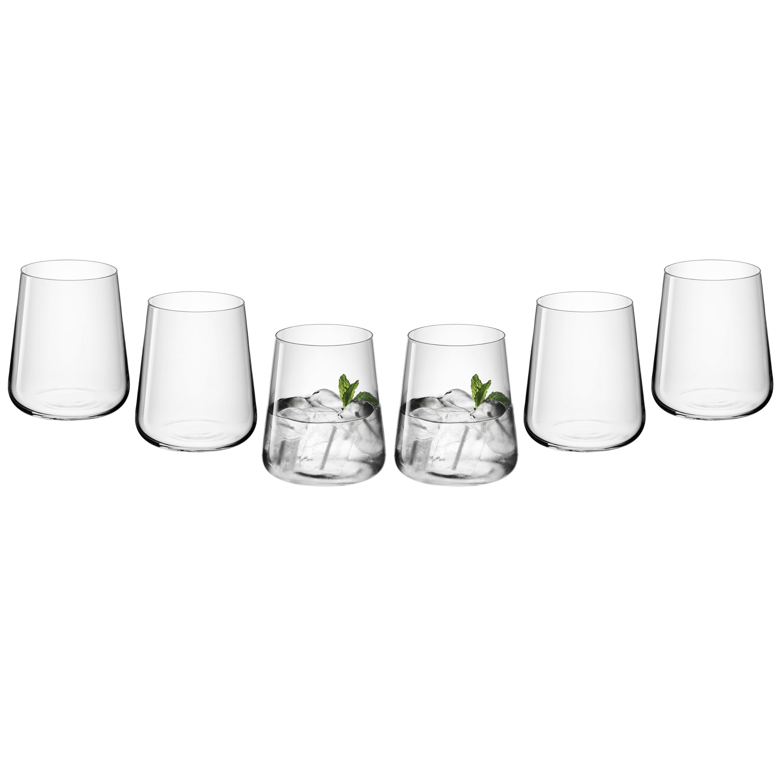 Gerlach 1760 Gläser Set 6 Stück 430 ml Trinkgläser Wassergläser Cocktailgläser Saftgläser Glas Dessert Spülmaschinenfest Modern Angebot bei HelloDeals