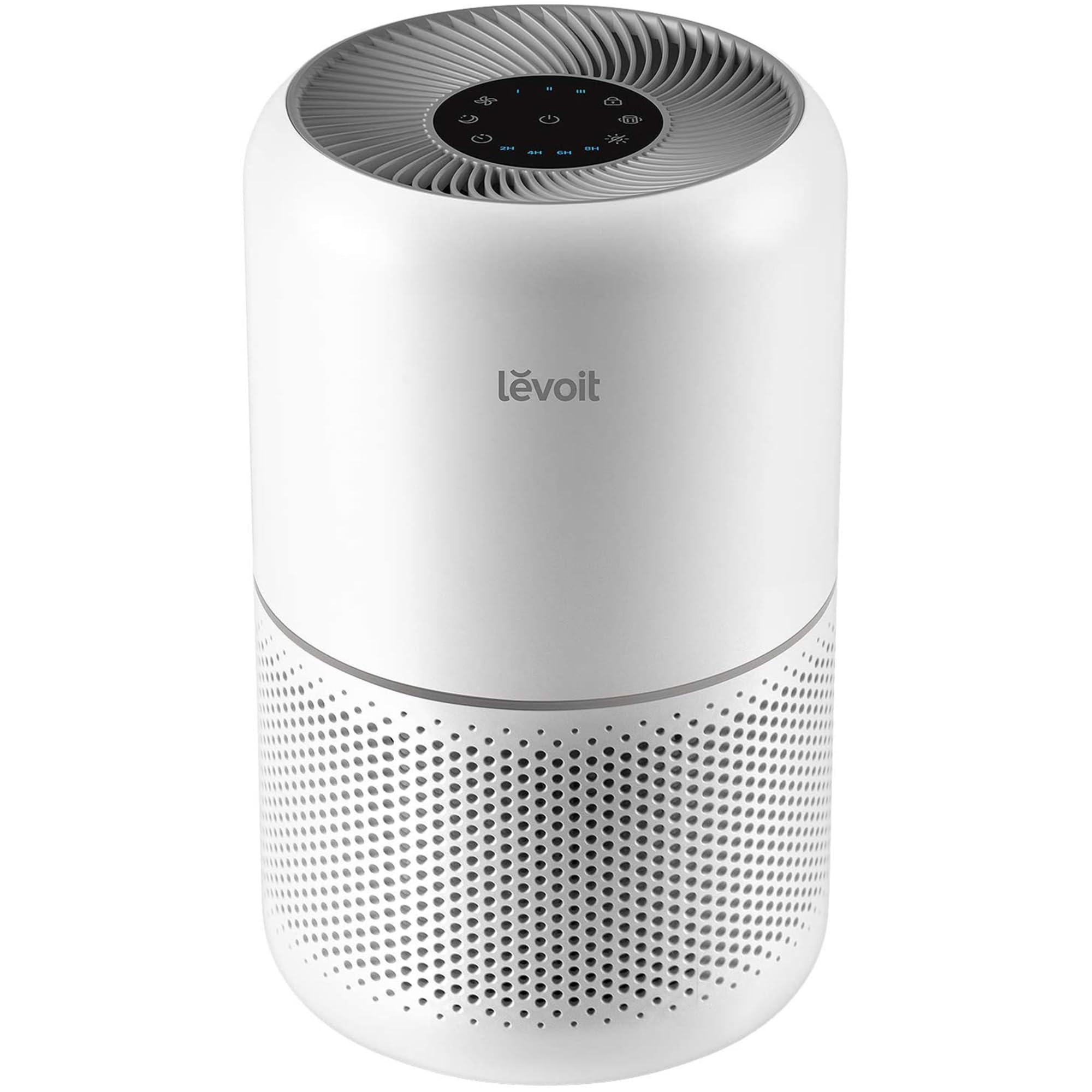 LEVOIT Luftreiniger HEPA Luftfilter, bis zu 44㎡, Air Purifier gegen Schimmel Staub Pollen Gerüche Tierhaare, 4 Ersatzfilter zur Auswahl, Timer leiser Schlafmodus, Mondweiß Angebot bei HelloDeals