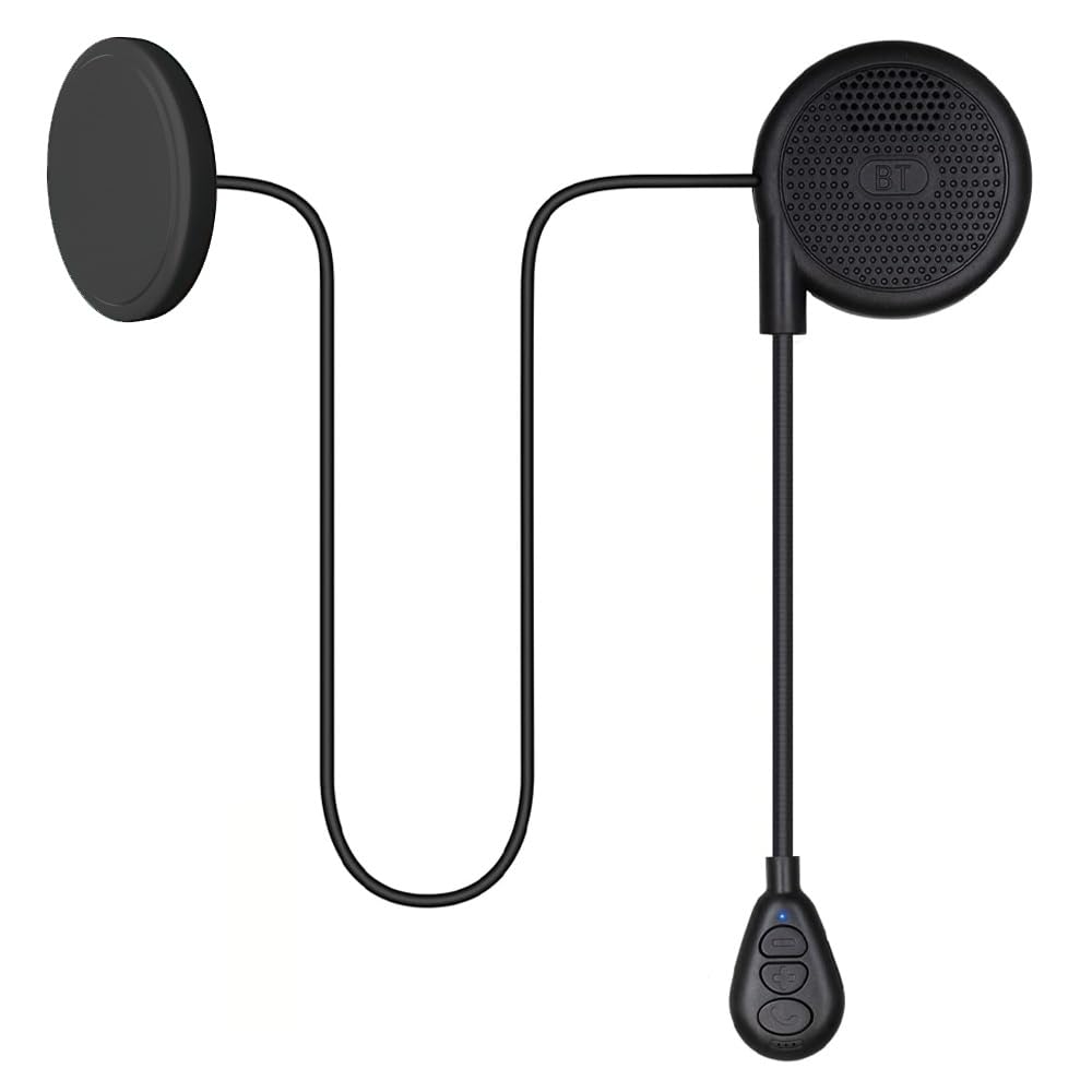 OBEST 0,35 Zoll Bluetooth Helm Headset, Motorrad Headset Bluetooth 5.0, Ultradünne und Komfortable Freisprecheinrichtung, Geeignet für Reiten/Skifahren/Klettern und andere Outdoor-Sportarten Angebot bei HelloDeals