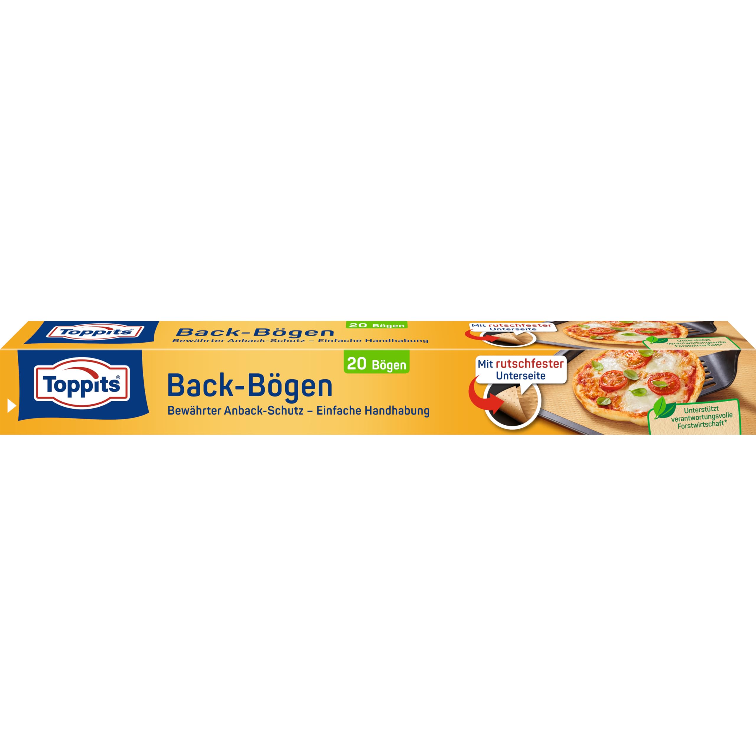 Toppits Backpapier-Bögen, Rutschfeste Unterseite, FSC zertifiziert, 1 x 20 Stück Angebot bei HelloDeals