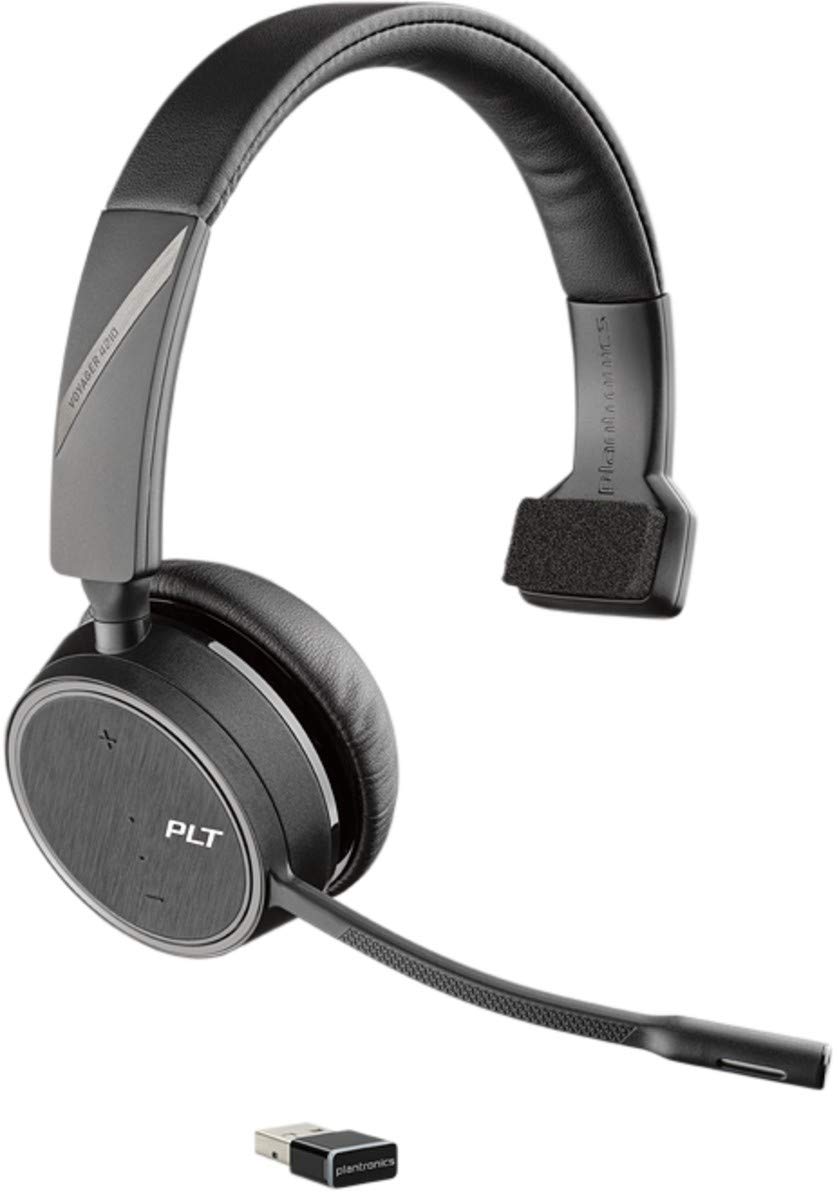 Plantronics– Voyager 4210UC USB-A Headset (Poly)– Mono Bluetooth-Kopfhörer mit Bügel-Mikrofon und Noise-Cancelling– Anschluss an PC, Mac und Mobiltelefon– Kompatibel mit Teams, Zoom& mehr Schwarz Angebot bei HelloDeals