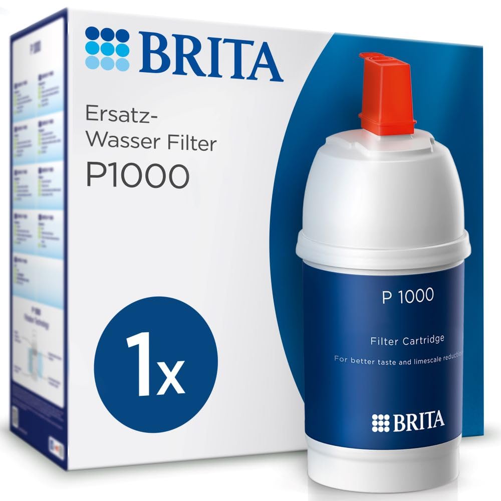 BRITA Wasserfilter Kartusche P1000 – Wasserfilter Wasserhahn für BRITA Armaturen mit Kalkfilter – reduziert Kalk, Chlor, Blei, Kupfer & geschmacksstörende Stoffe im Trinkwasser – filtert bis zu 1200l Single Angebot bei HelloDeals