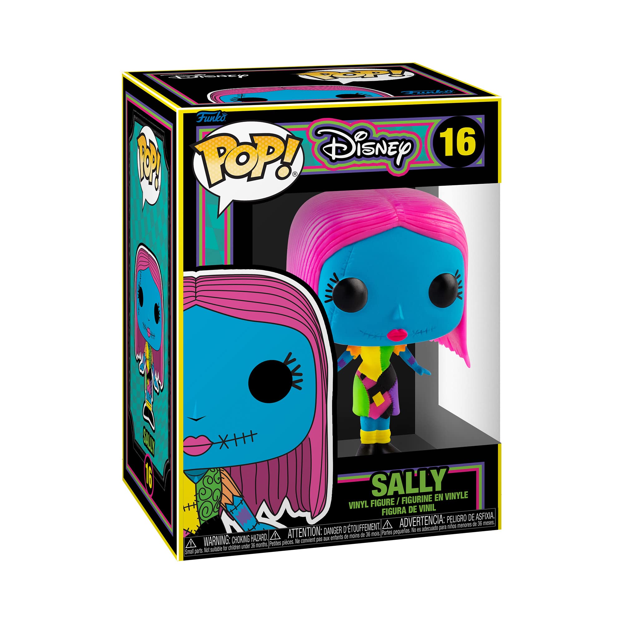 Funko Pop! Disney: The Nightmare Before Christmas - Blacklight - Sally - Vinyl-Sammelfigur - Geschenkidee - Offizielle Handelswaren - Spielzeug Für Kinder und Erwachsene - Movies Fans Angebot bei HelloDeals