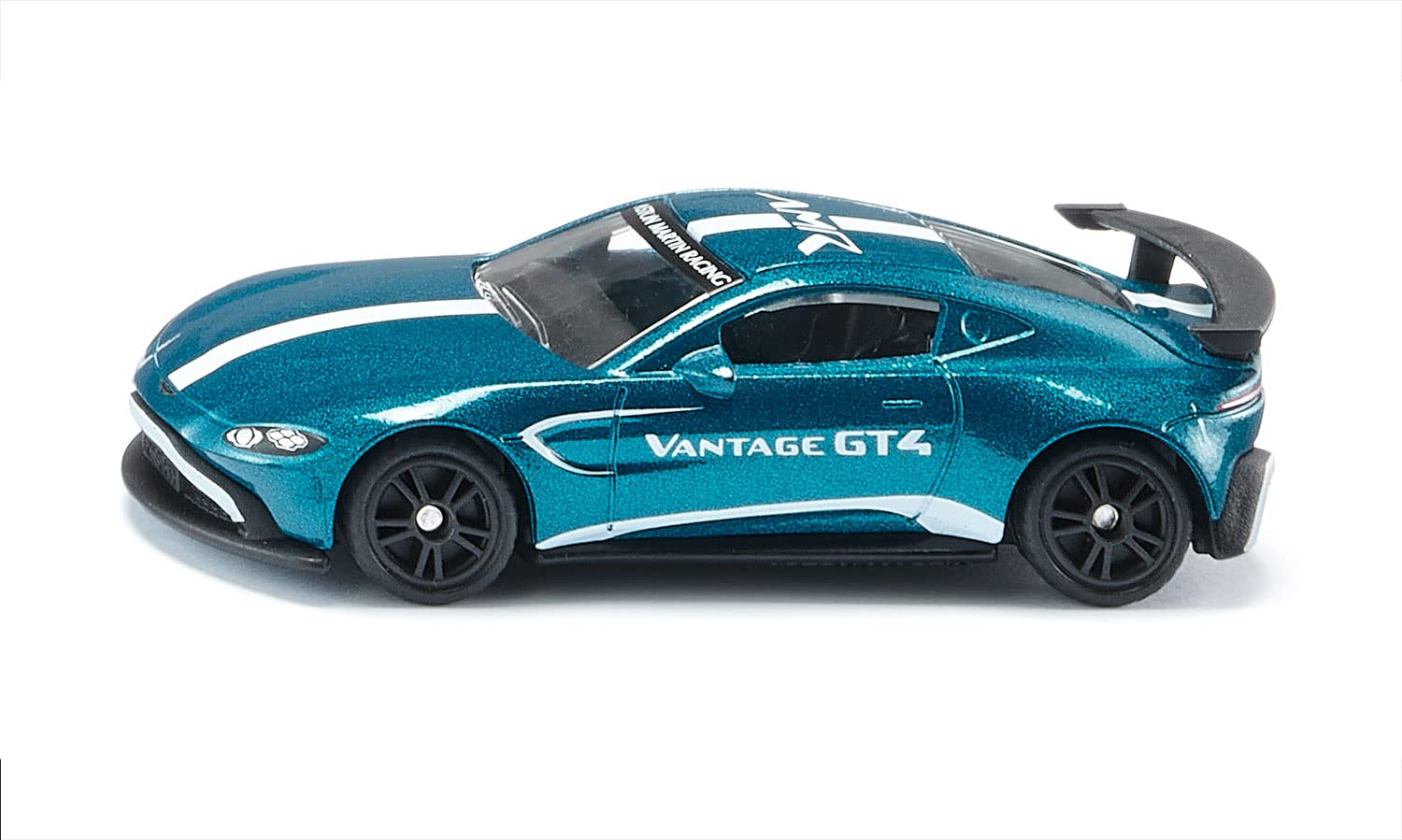 siku 1577, Aston Martin Vantage GT4, Spielzeug-Auto, Metall/Kunststoff, Blau, Metallic-Lackierung, Riesiger Heckflügel, Sportliche Felgen, Detailgetreues Design Angebot bei HelloDeals