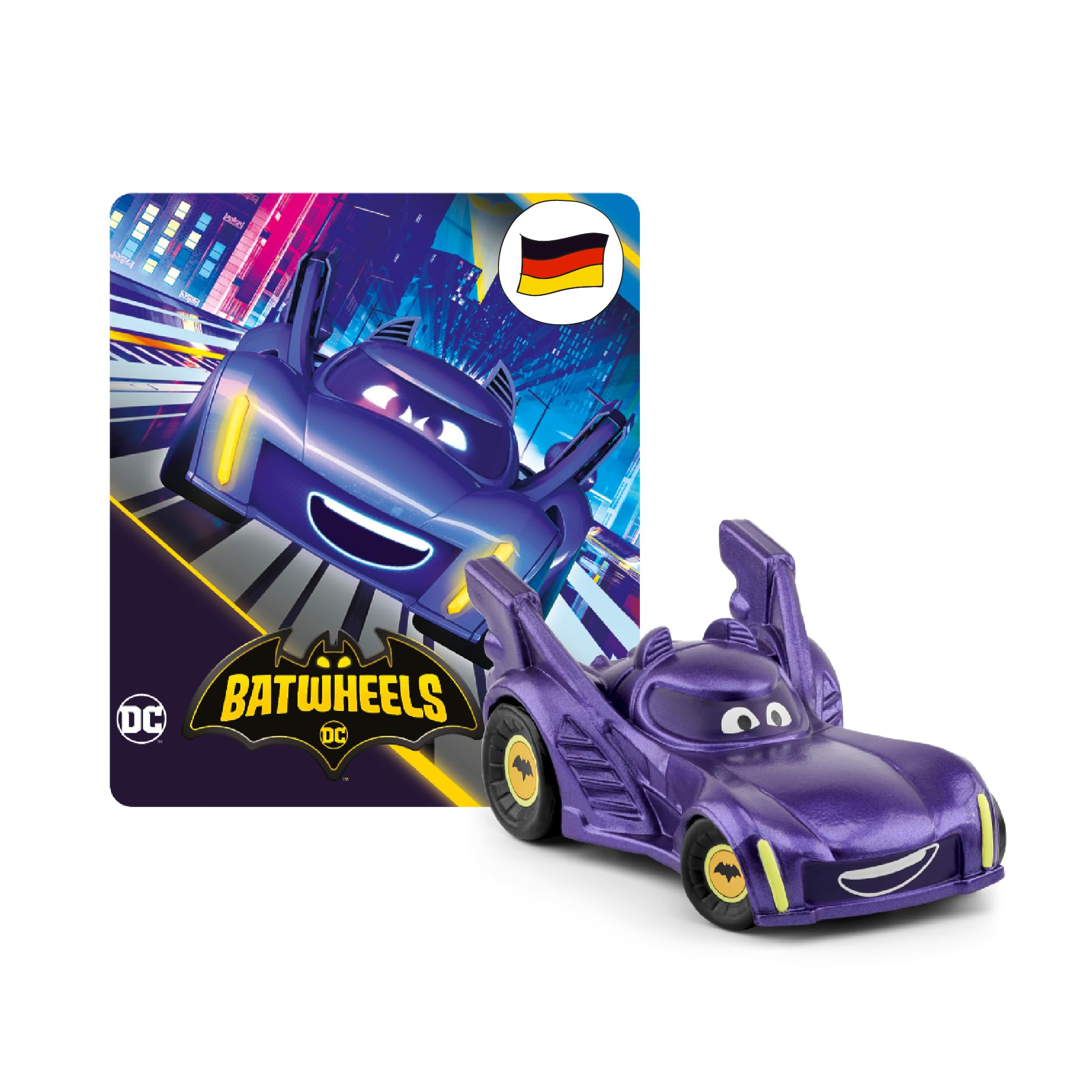 tonies Hörfigur für Toniebox, DC – Batwheels, Hörspiel mit 5 Geschichten für Kinder ab 5 Jahren, Spielzeit ca. 87 Minuten STK Angebot bei HelloDeals