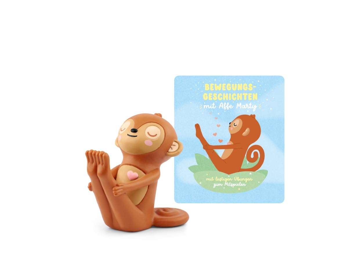 tonies Hörfigur für Toniebox, Bewegungsgeschichten mit AFFE Marty Mit lustigen Übungen zum Mitspielen, Hörspiel für Kinder ab 3 Jahren, Spielzeit ca. 50 Minuten STK Angebot bei HelloDeals