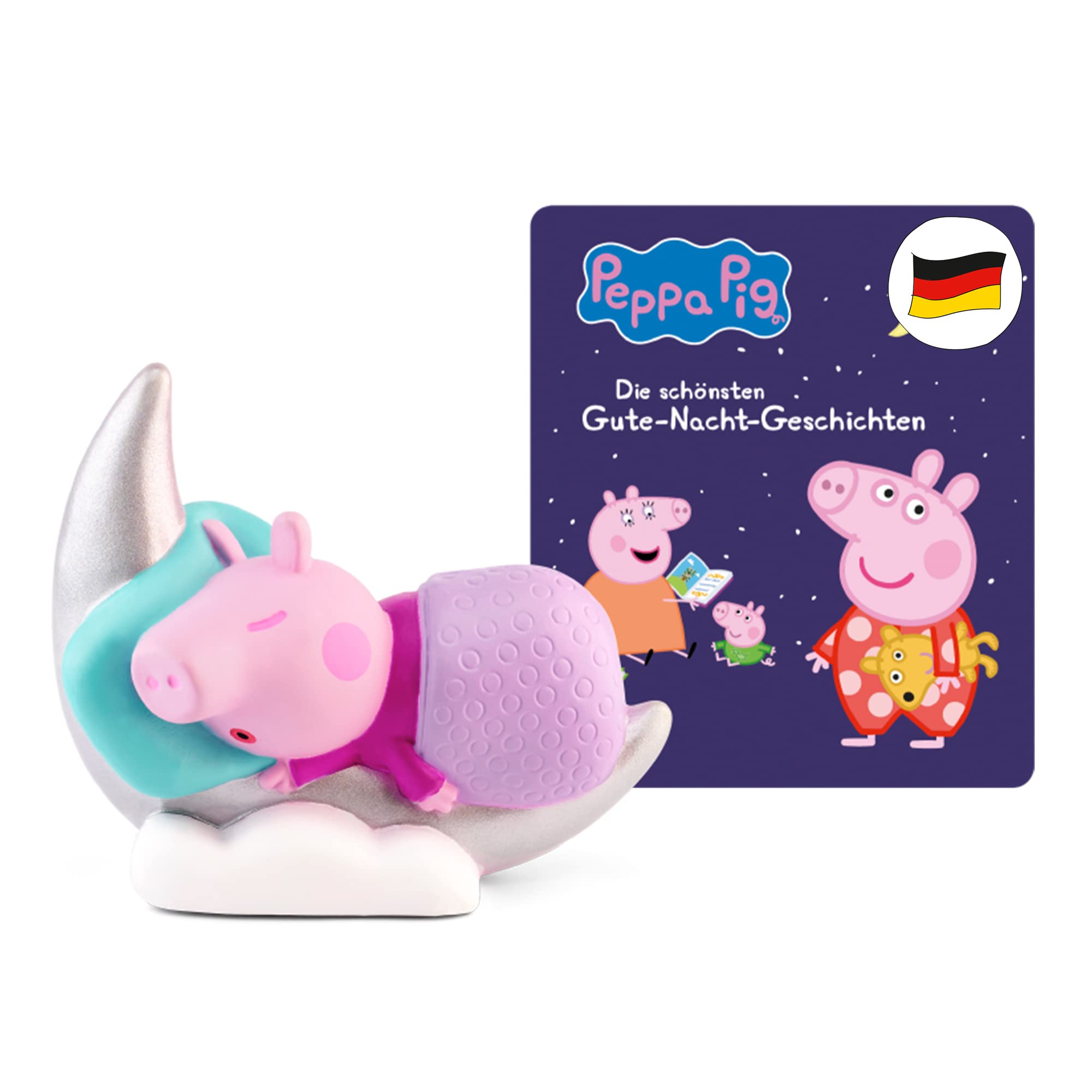 tonies Hörfigur für Toniebox, Peppa Wutz – Gute Nacht Geschichten, Hörspiel für Kinder ab 3 Jahren, Spielzeit ca. 41 Minuten Angebot bei HelloDeals