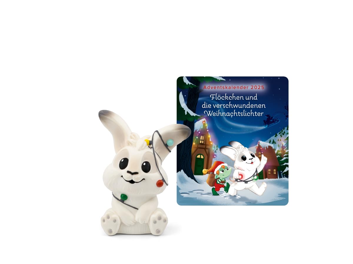 tonies Hörfigur für Toniebox, Adventskalender 2025 - Flöckchen und die verschwundenen Weihnachtslichter, Hörspiel für Kinder ab 3 Jahren, Spielzeit ca. 120 Minuten Angebot bei HelloDeals