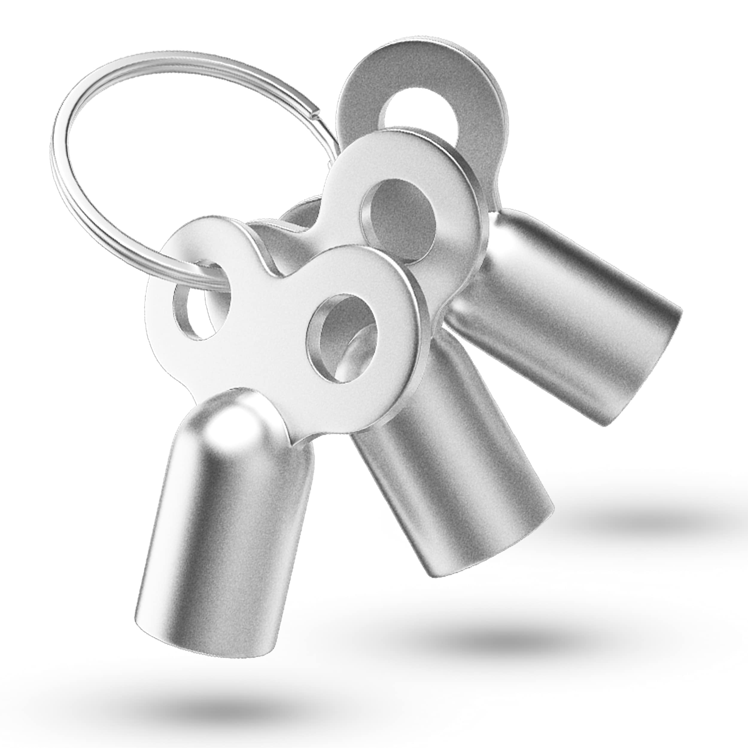 Fuchs Entlüftungsschlüssel | 3 Stück passend für alle Heizkörper | mit Ring zum Aufhängen | 5mm Zinklegierung Schlüssel zum Entlüften Lüften aller Heizungen möglich radiator key Entlüfter Heizung Angebot bei HelloDeals