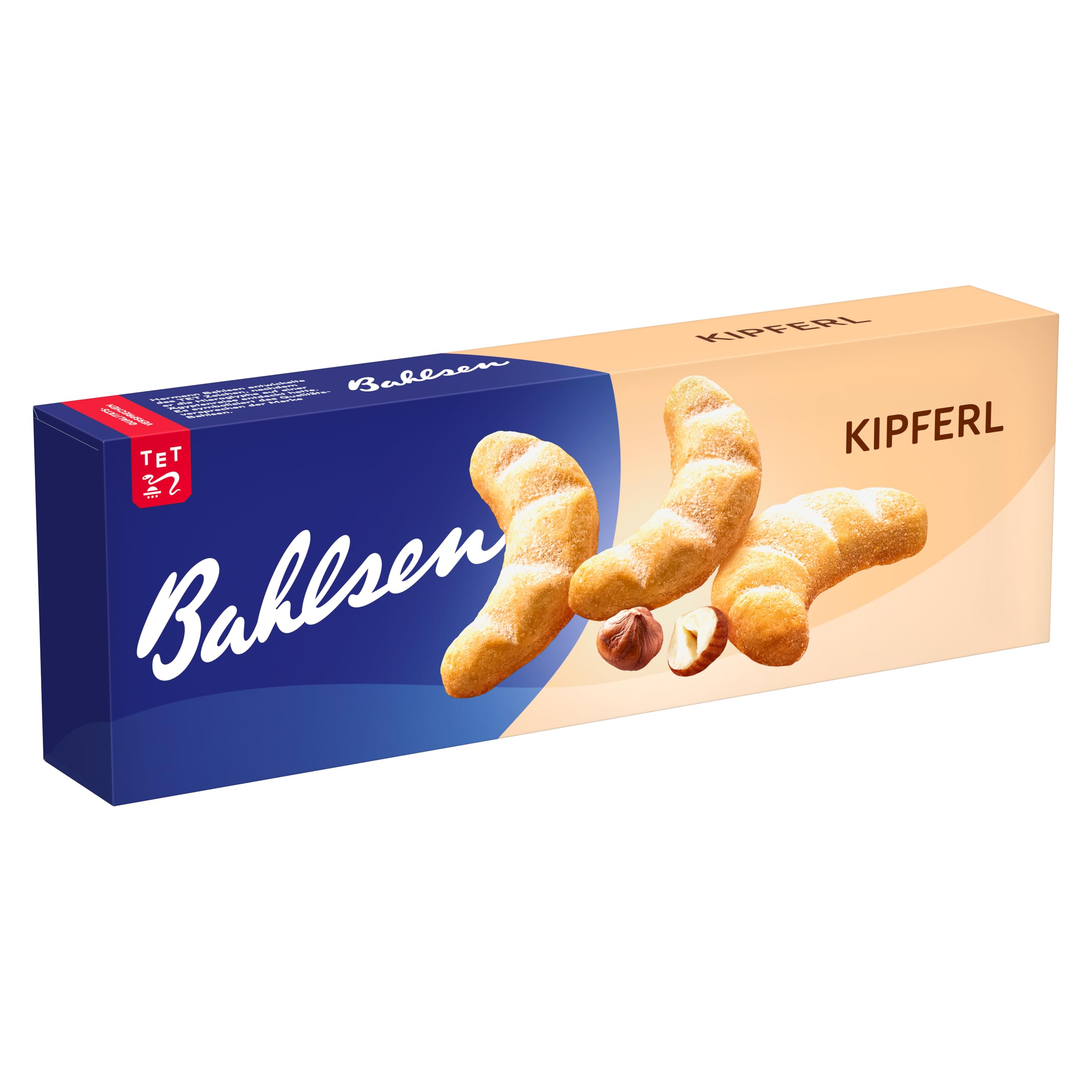 Bahlsen Kipferl - 1er Pack - Mürbegebäck mit fein gemahlenen Haselnüssen (1 x 125 g) Angebot bei HelloDeals