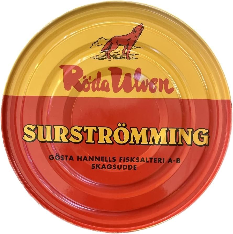 Surströmming HERING | GEKÜHLTER VERSAND | Schwedische Spezialität | Röda Ulven 300g/400g Dose (fermentierte Heringe) | Surströmming Challenge | Fisch aus Schweden Angebot bei HelloDeals